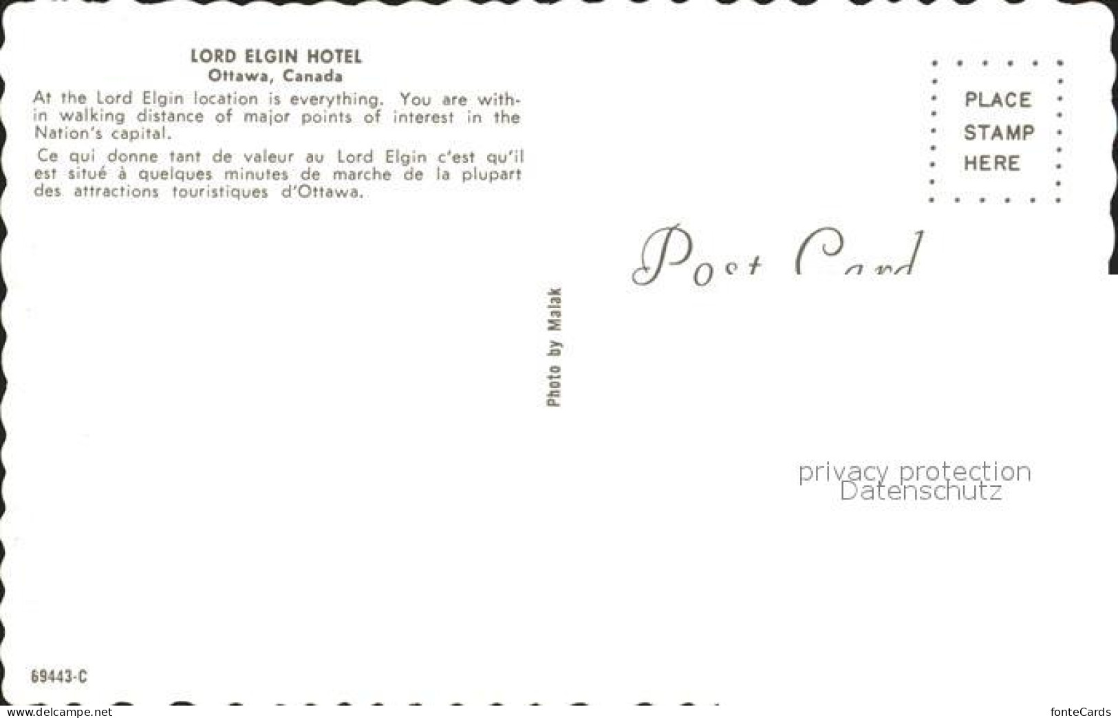 12020891 Ottawa Ontario Lord Elgin Hotel By Night  - Zonder Classificatie