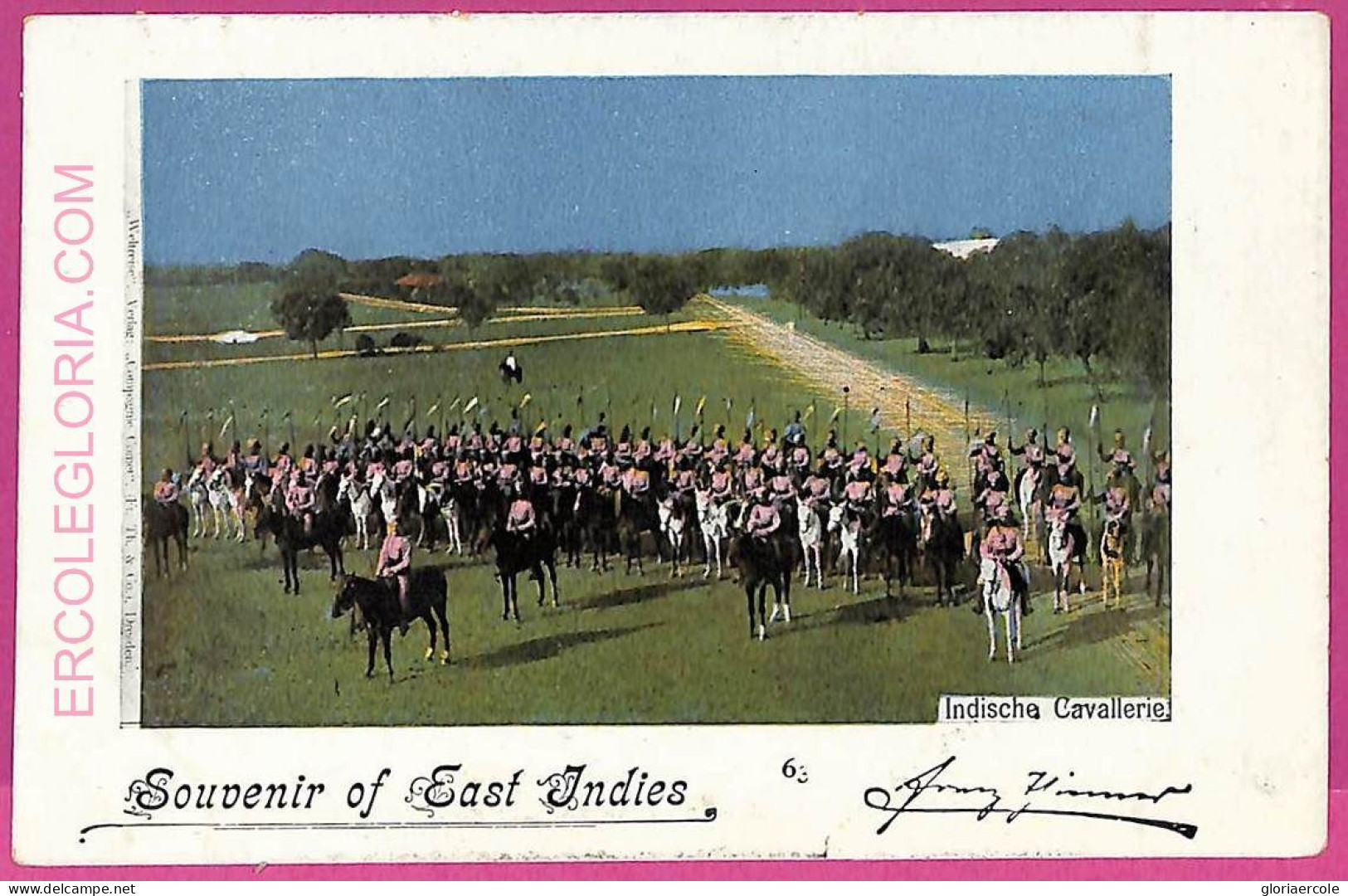 Ag3667 - INDIA - VINTAGE POSTCARD - Military - India