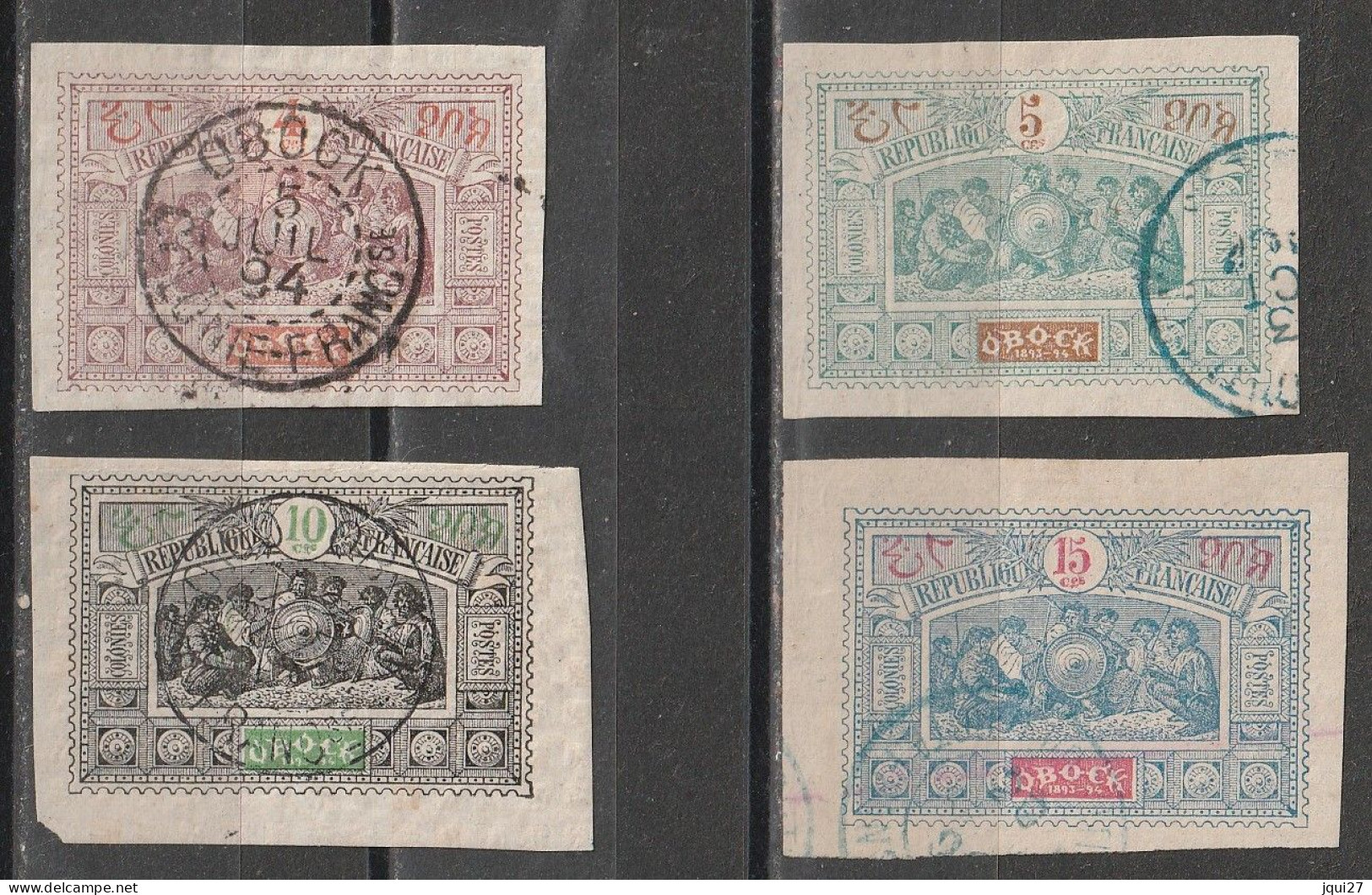 Obock N° 49, 50, 51, 52 - Used Stamps