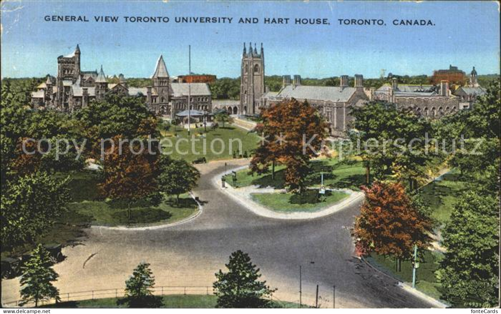 12020870 Toronto Canada University And Hart House  - Unclassified