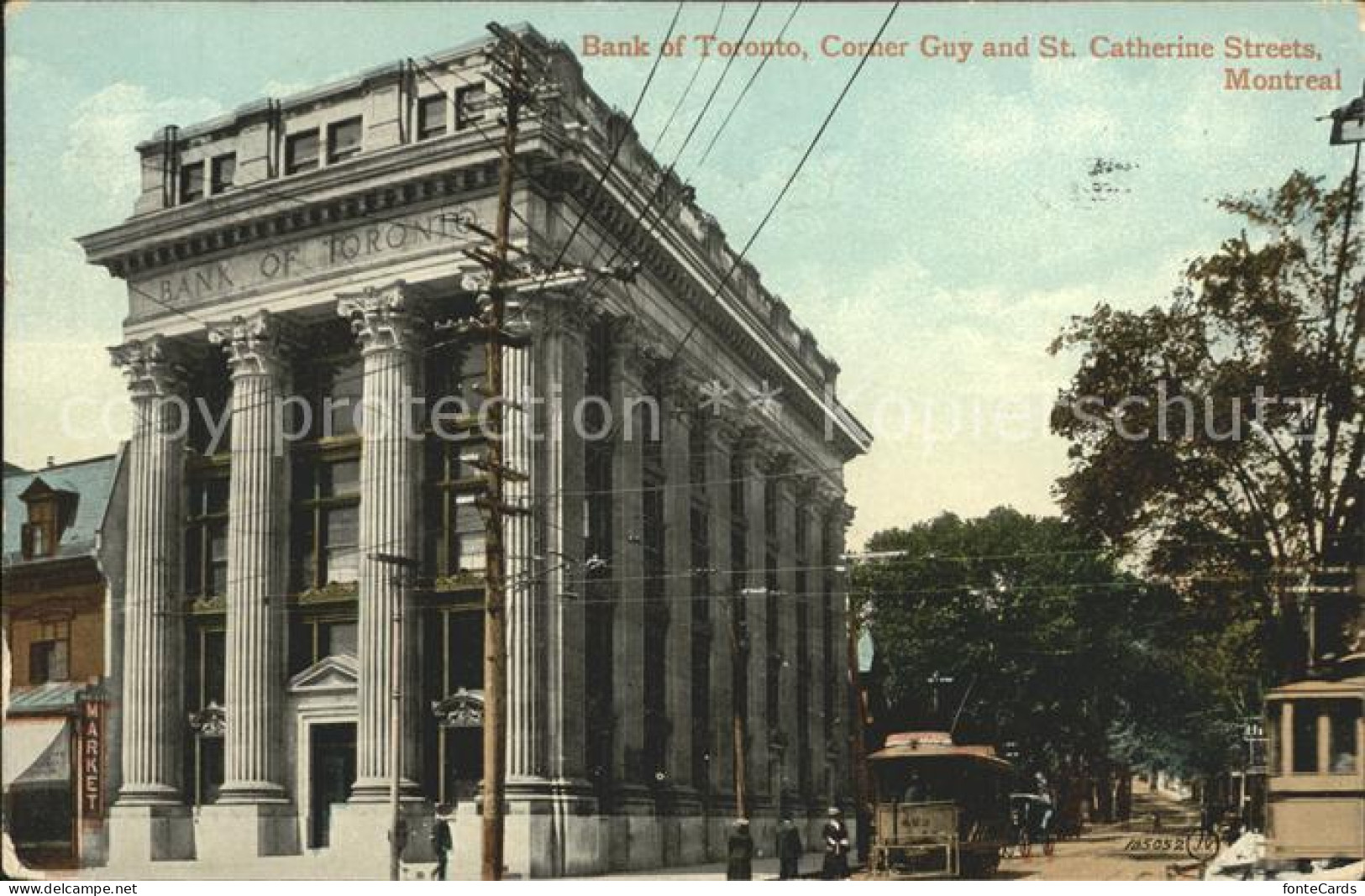 12020868 Montreal Quebec Bank Of Toronto Corner Guy And St Catherine Streets Mon - Zonder Classificatie