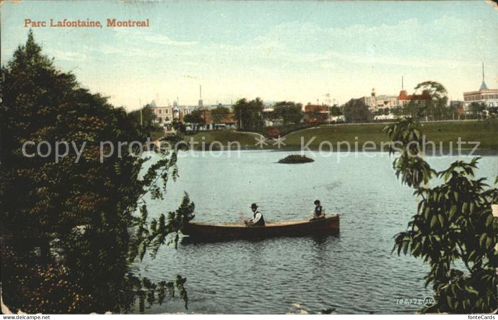 12020867 Montreal Quebec Parc Lafontaine Lake Boat Montreal - Zonder Classificatie