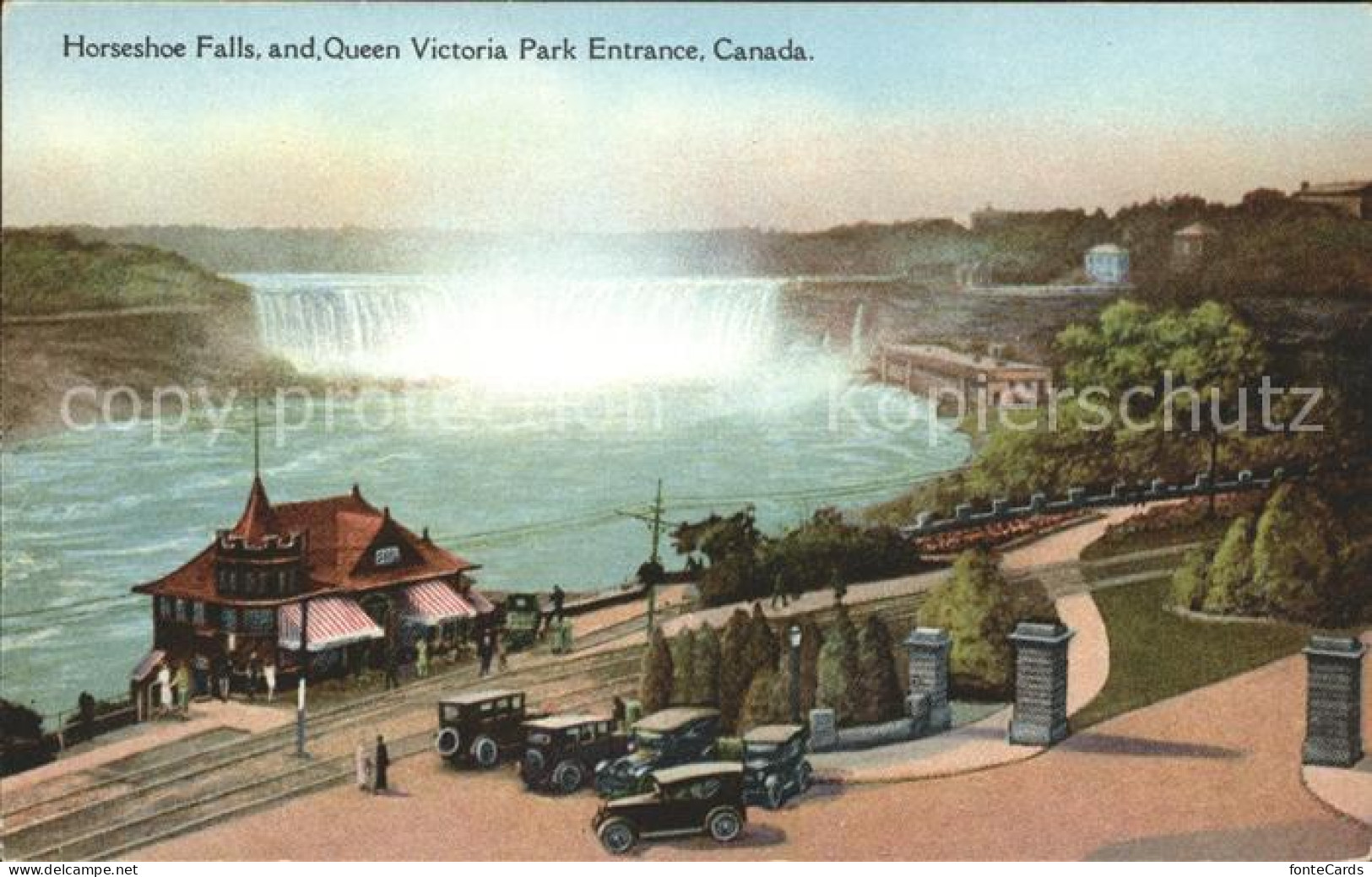 12020866 Niagara Falls Ontario Horseshoe Falls Queen Victoria Park Entrance  - Unclassified