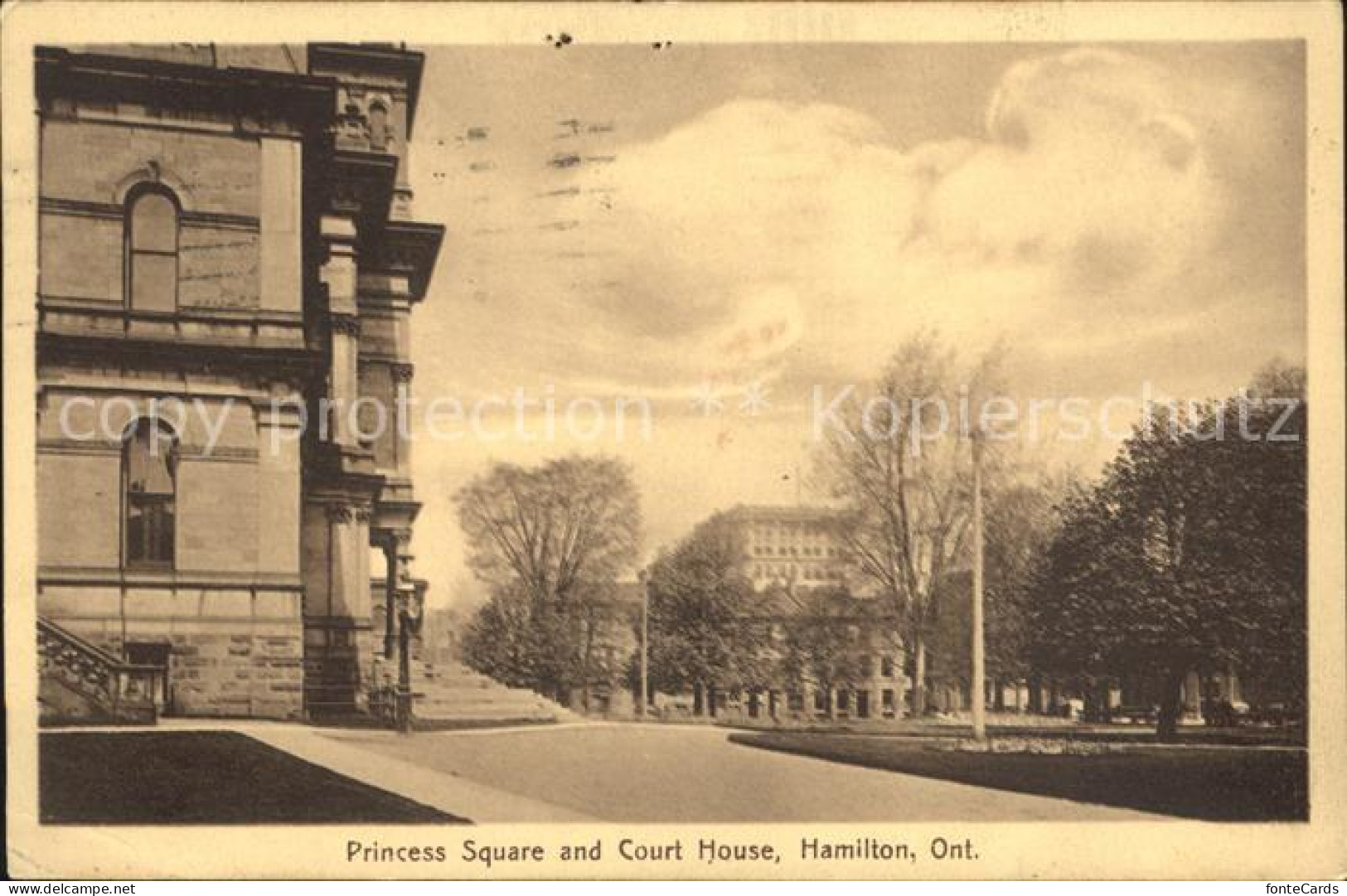 12020859 Hamilton Ontario Princess Square And Court House Hamilton - Zonder Classificatie