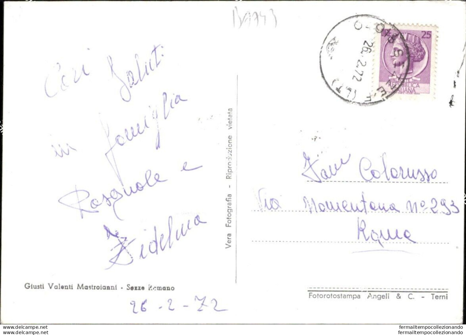 Ba743 Cartolina Sezze Via Della Resistenza Provincia Di Latina Lazio - Latina
