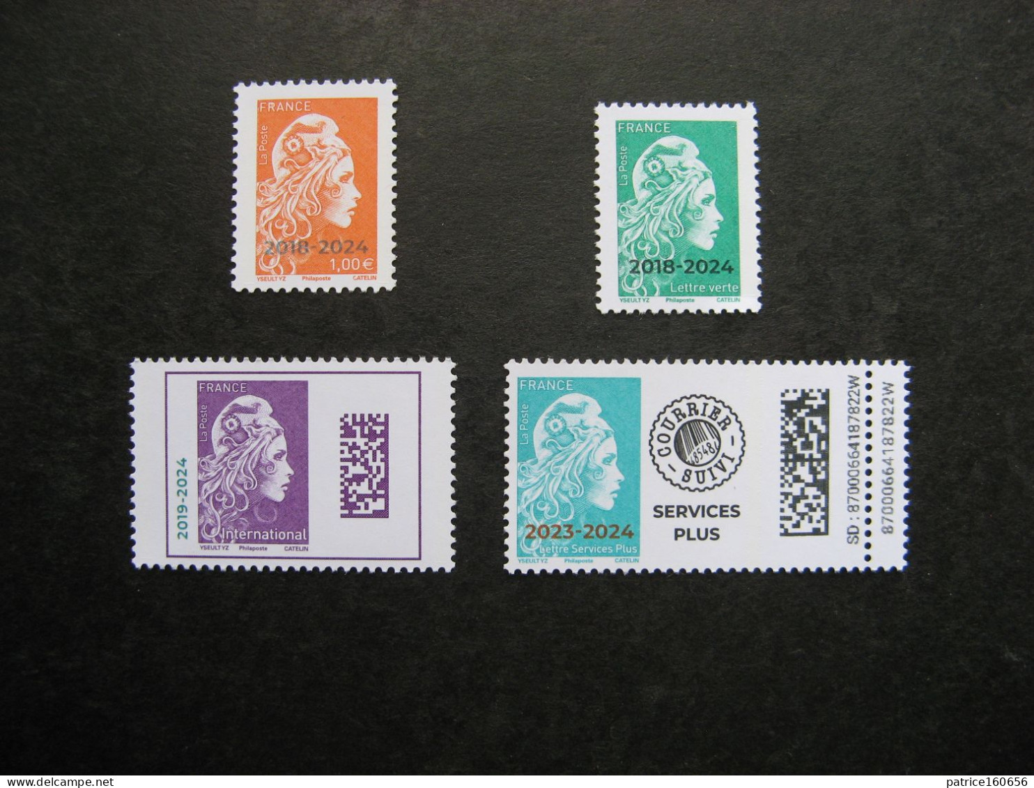 TB Série De Timbres Marianne L'Engagée Surchargées 2023-2024. Neufs XX . - Nuevos