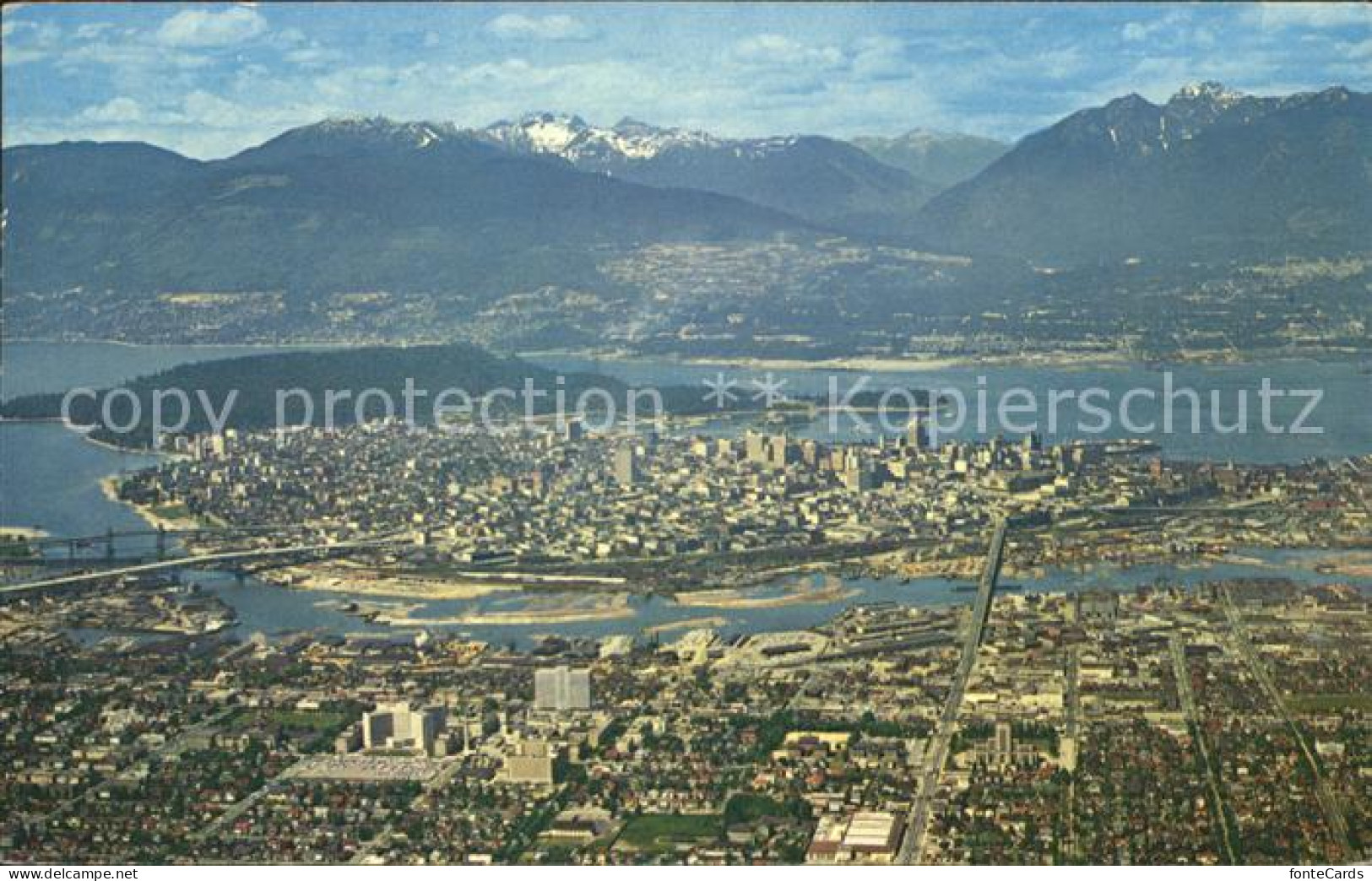 12020845 Vancouver British Columbia Aerial View Of Downtown Harbour Vancouver - Non Classificati