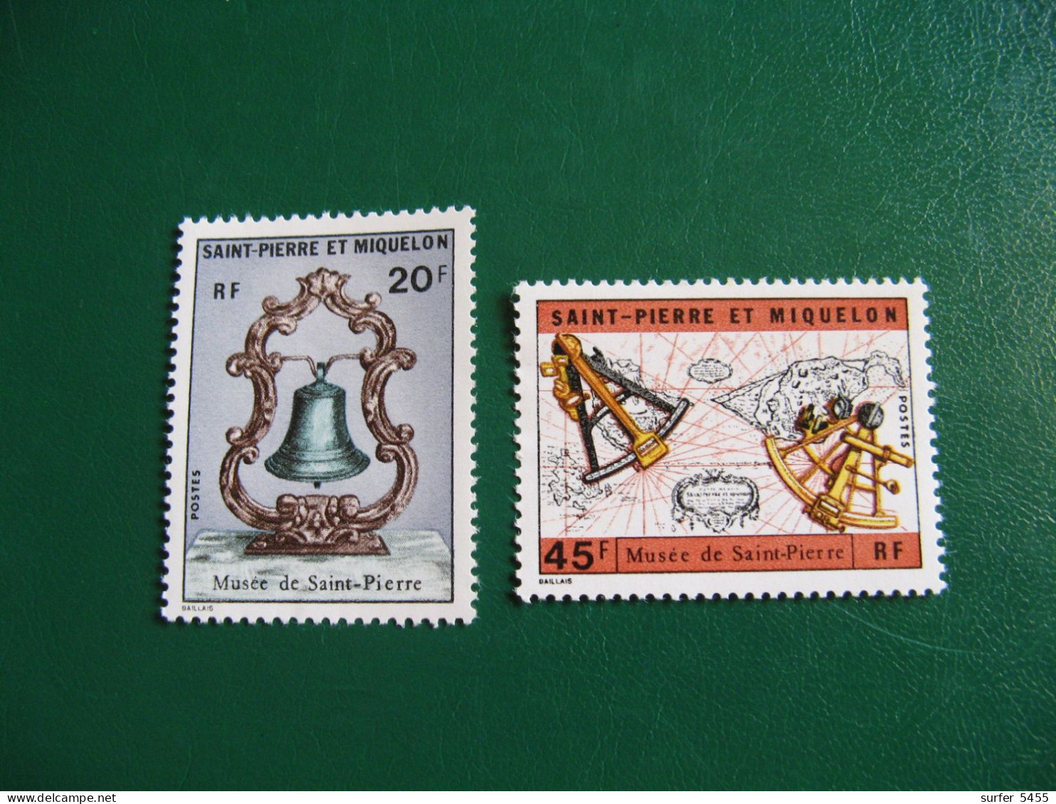 SAINT PIERRE ET MIQUELON YVERT POSTE ORDINAIRE N° 417/418 NEUFS** LUXE - MNH -  COTE 110,00 EUROS - Unused Stamps