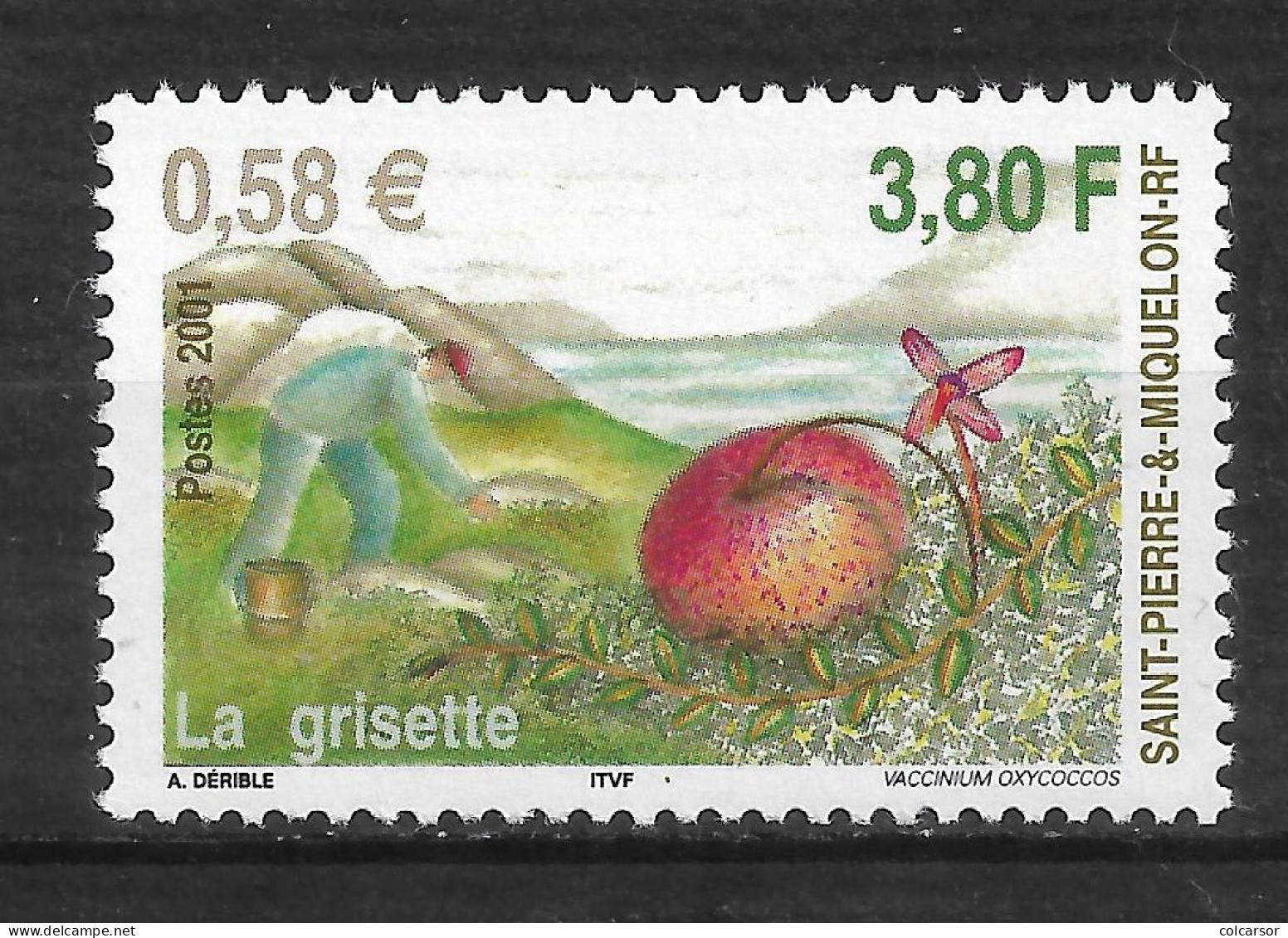 SAINT PIERRE ET MIQUELON N°  740 " LA GRISETTE " - Unused Stamps