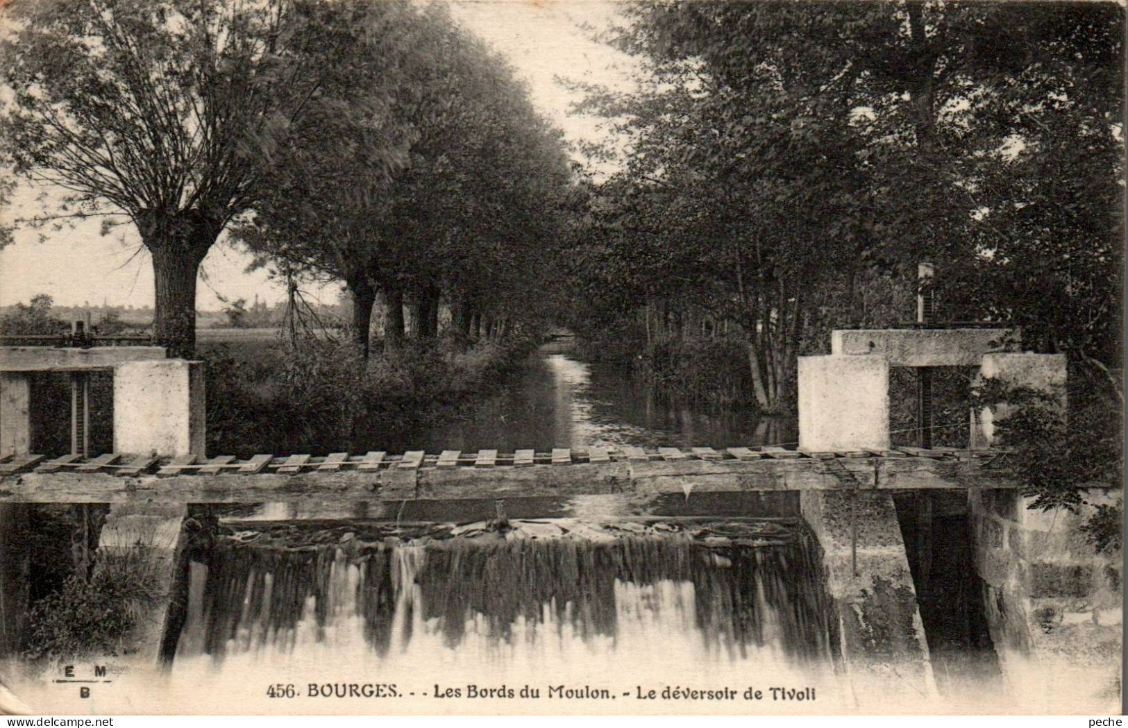 N°1472 W -cpa Bourges -les Bords Du Moulon- - Bourges