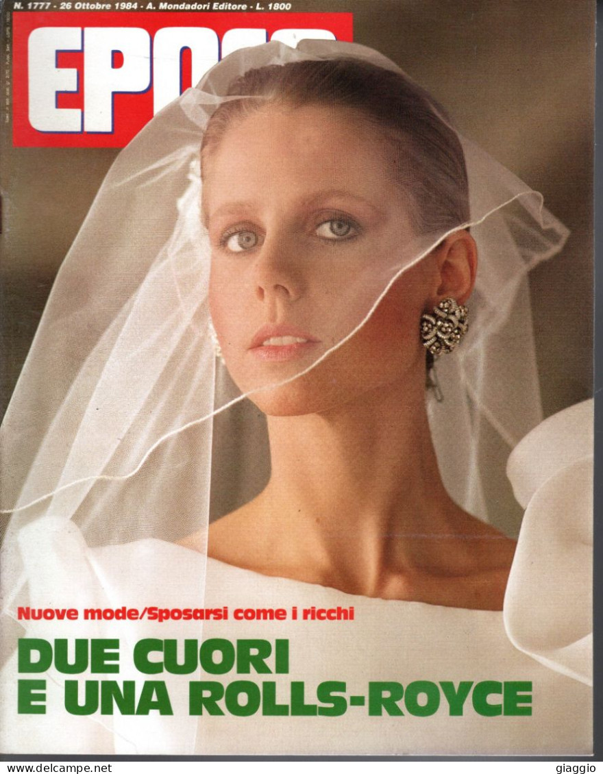 °°° RIVISTA EPOCA N° 1777 DEL 26 OTTOBRE 1984 °°° - Sonstige & Ohne Zuordnung