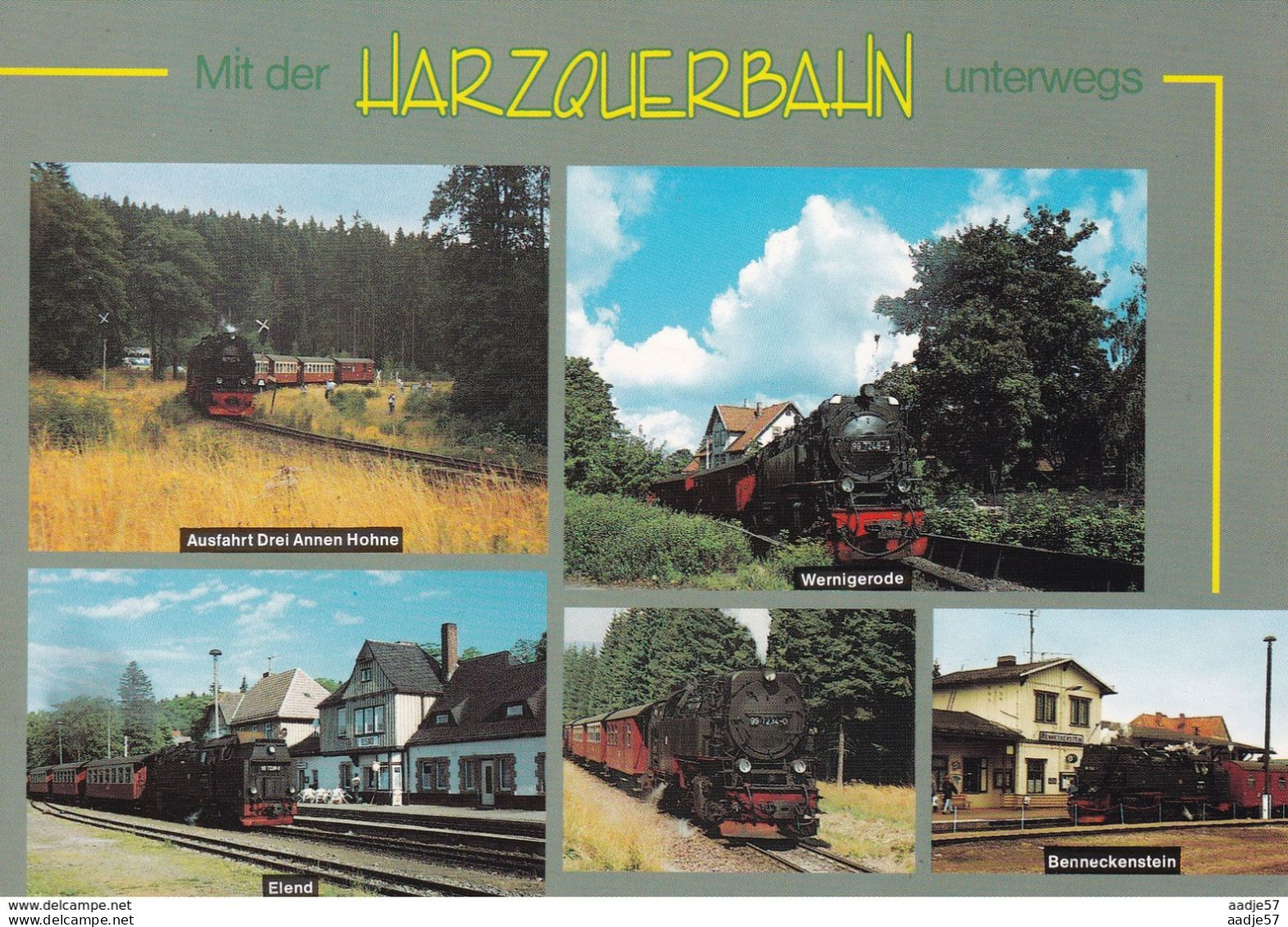 Deutschland Germany Harzquerbahn - Trains