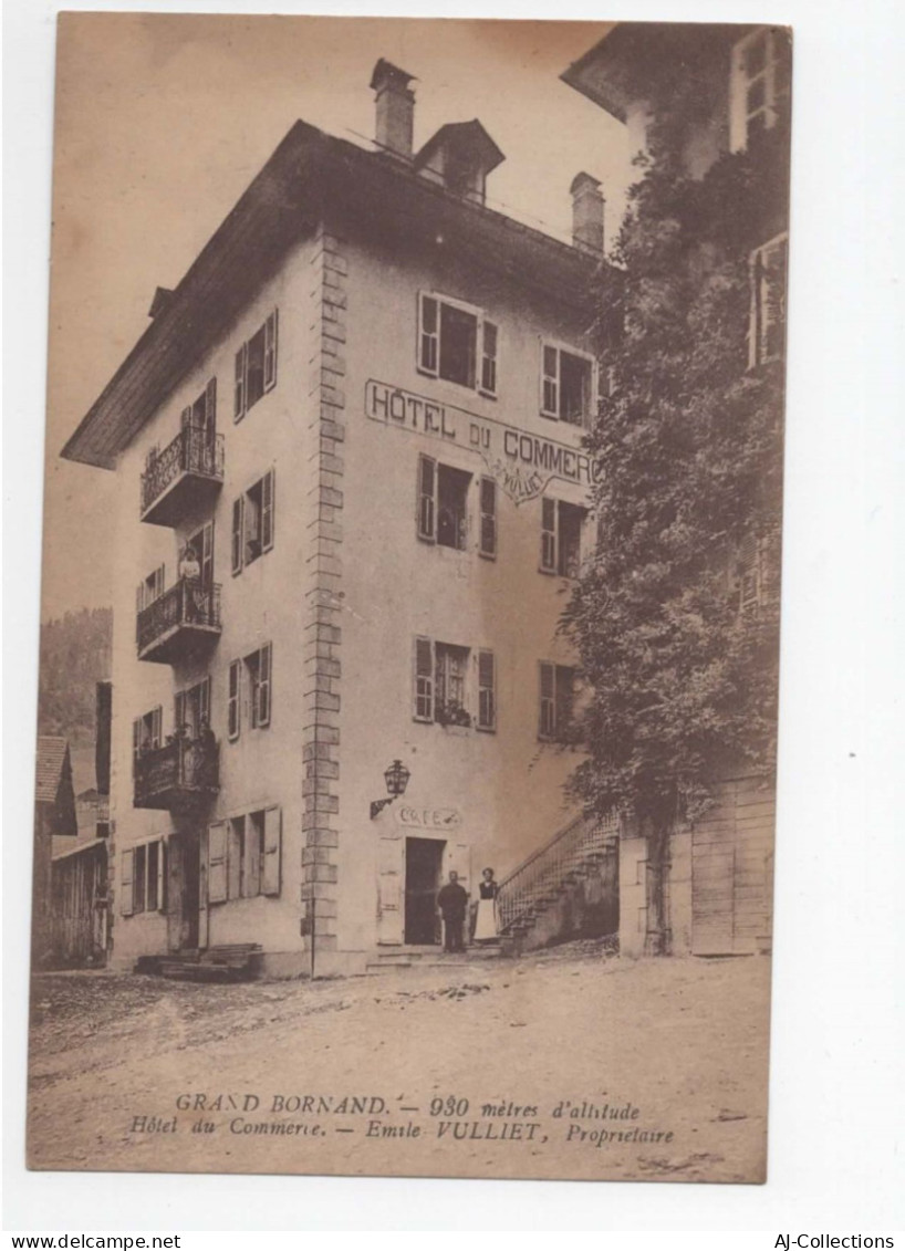 AJC - Grand Bornand - Hotel Du Commerce - Emile Vulliet , Proprietaire - Sonstige & Ohne Zuordnung