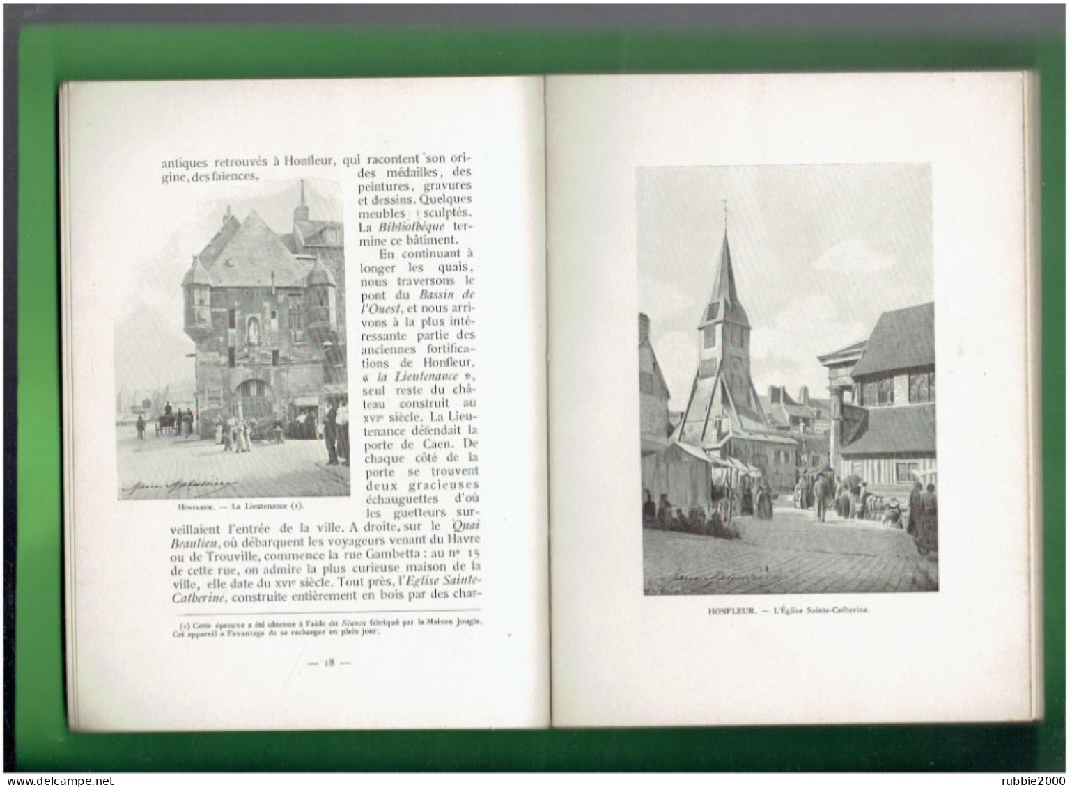 LA COTE NORMANDE DE HONFLEUR A OUISTREHAM VERS 1910 GEORGES LANQUEST PHOTOS DE MARIE MATUSSIERE - Normandië