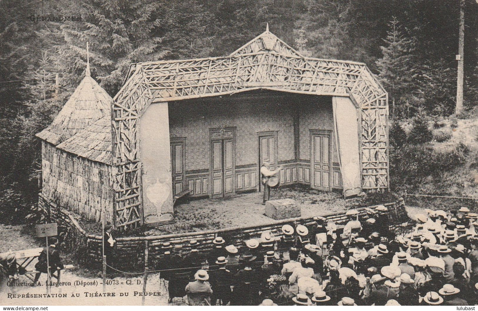 ( Gérardmer) Représentation Au Théâtre Du Peuple. - Mirecourt