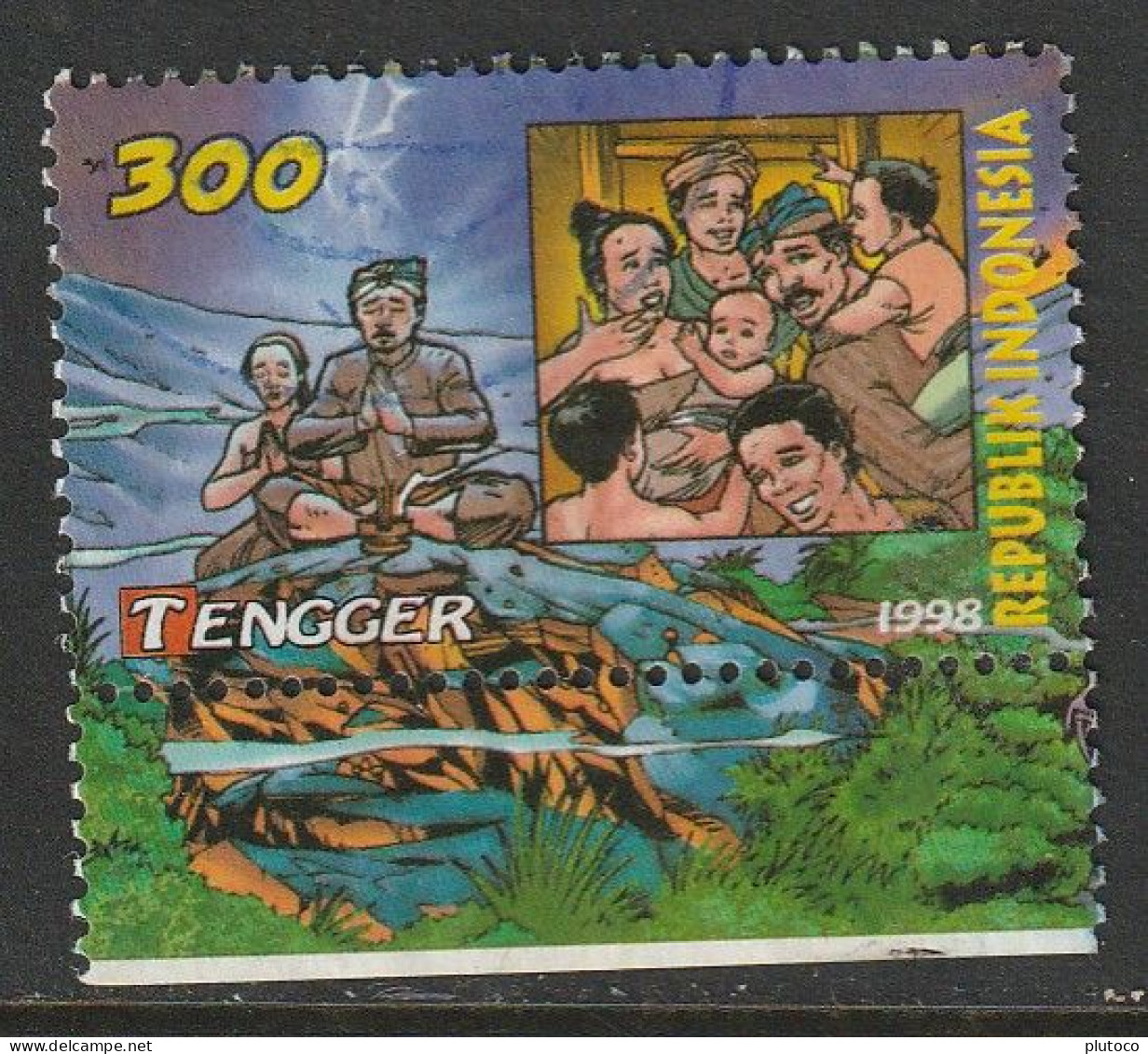 INDONESIA, USED STAMP, OBLITERÉ, SELLO USADO - Indonésie