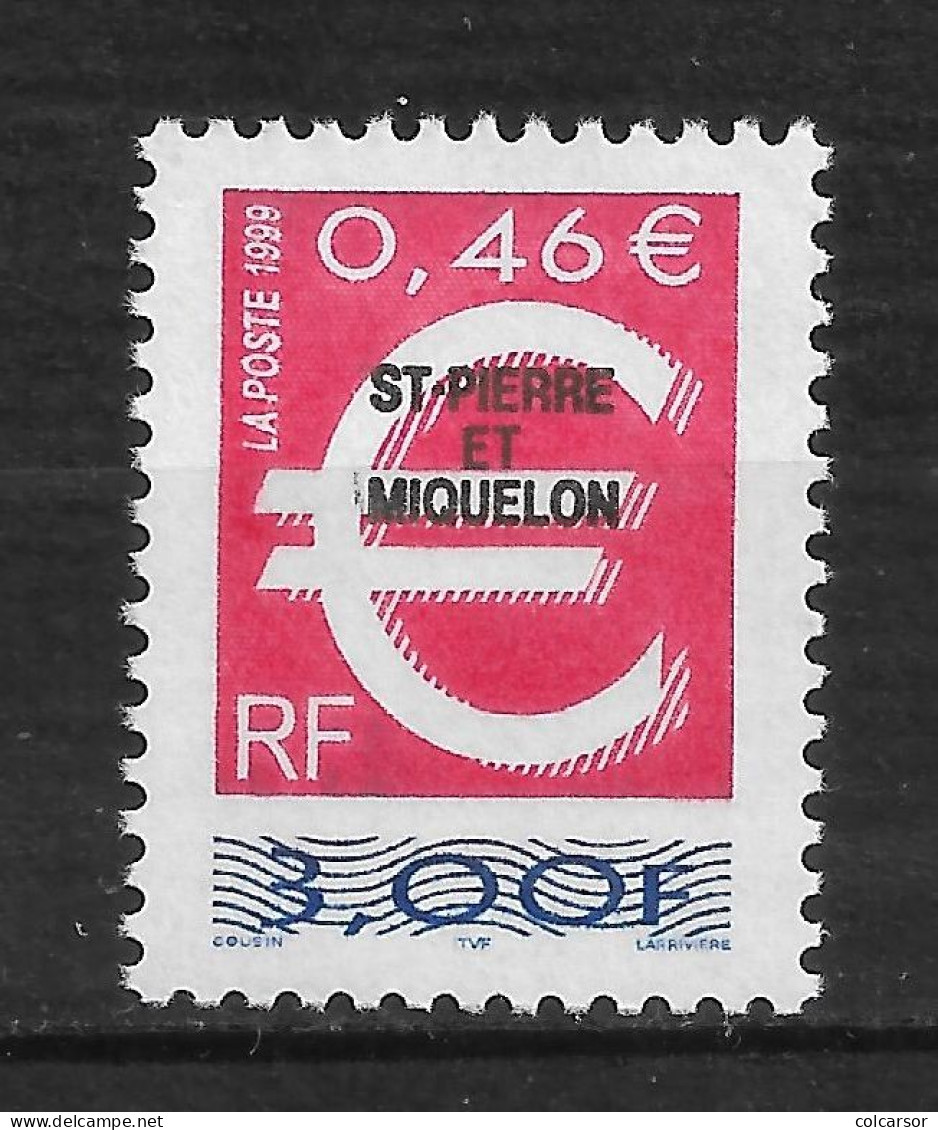 SAINT PIERRE ET MIQUELON N°   691 " EURO " - Unused Stamps