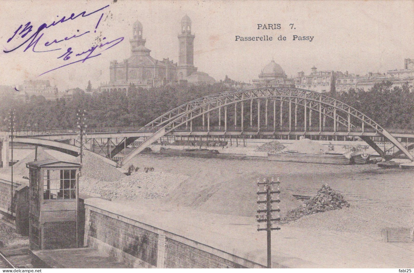 PARIS PASSERELLE DE PASSY - Arrondissement: 15