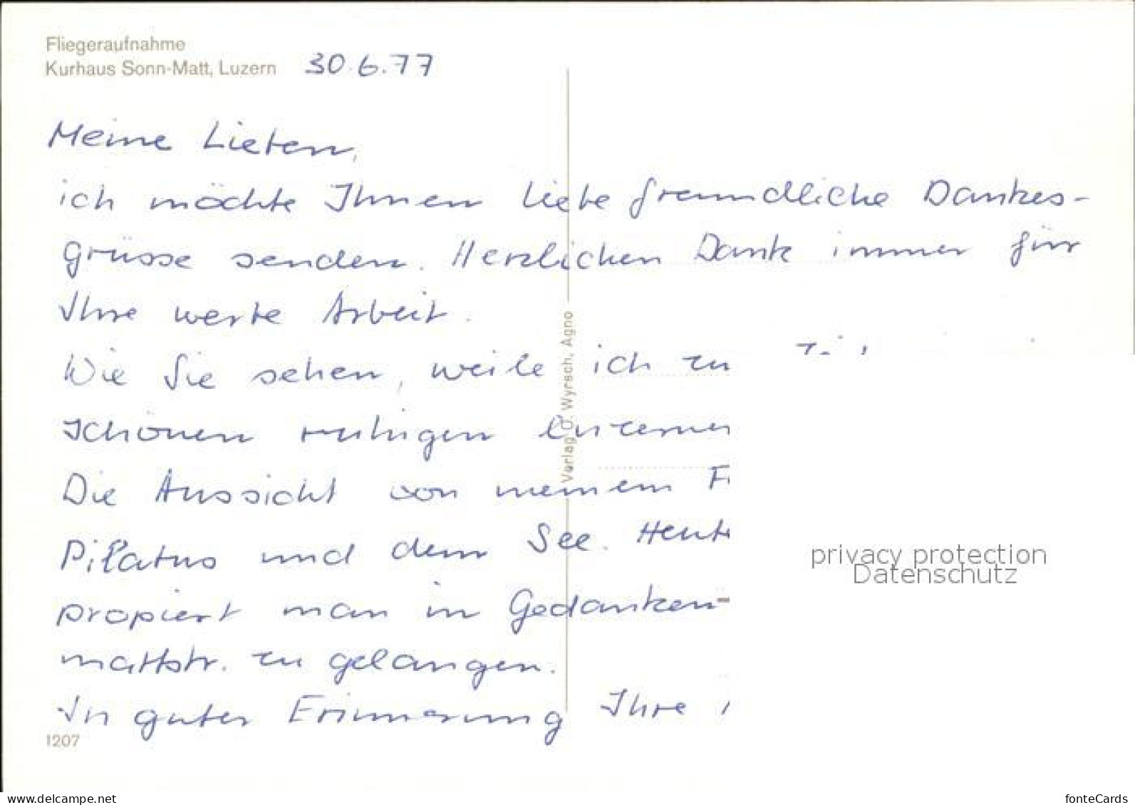 12020114 Luzern LU Fliegeraufnahme Kurhaus Sonn Matt Luzern - Sonstige & Ohne Zuordnung