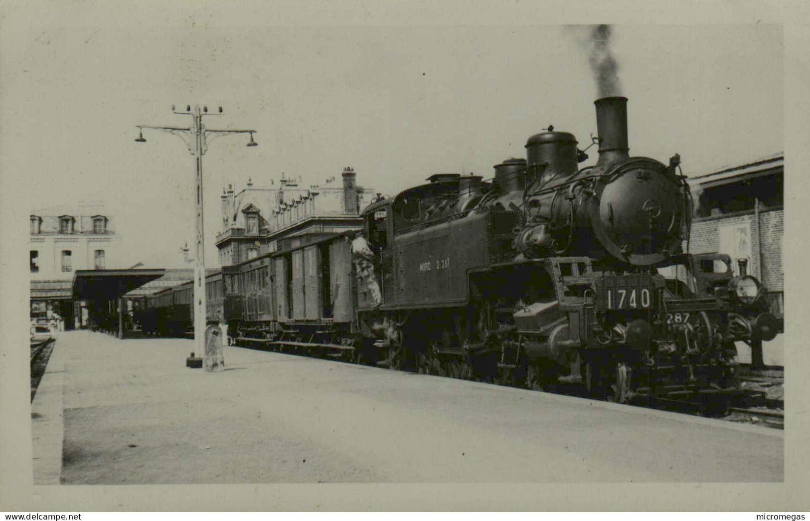 Reproduction - Train 1740, Le Tréport 1936 - Treni