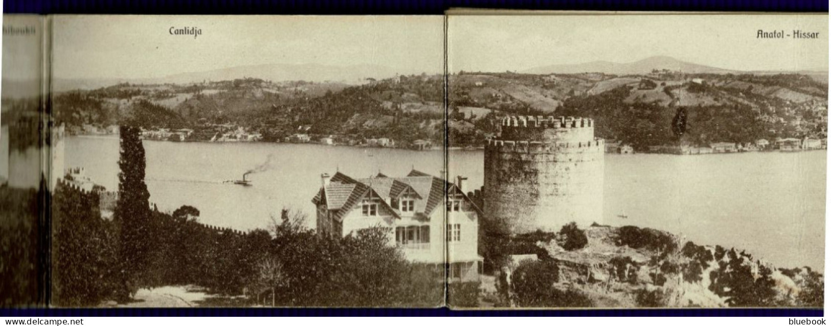Ref 1647 - Amazing - 7 Part Panoramic View Joined Up Postcard Of The Bosphorous - Turkey - Turquie
