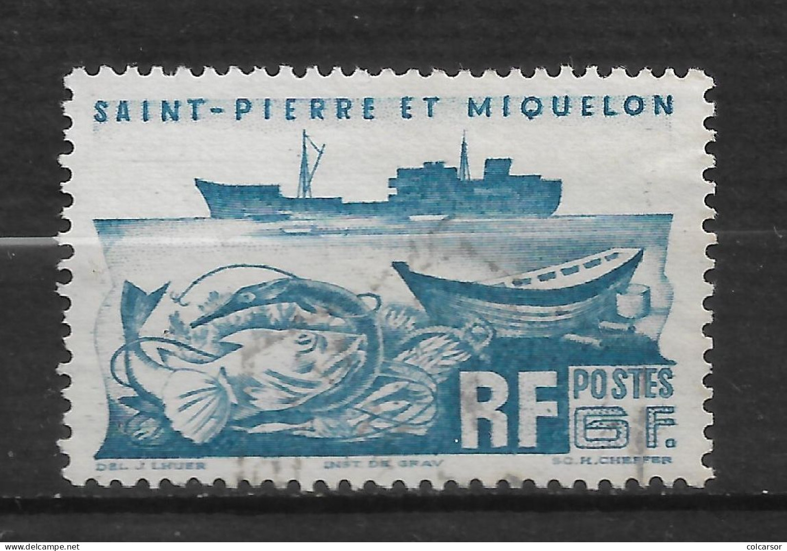 SAINT PIERRE ET MIQUELON N°   339 " CHALUTIER " - Usados