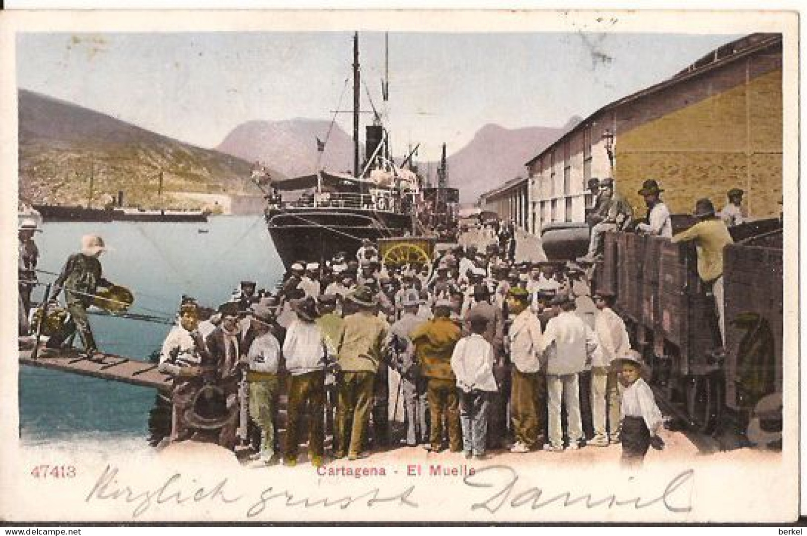 CARTAGENA EL MUELLE 1905 HARBOUR  1452  D3 - Murcia