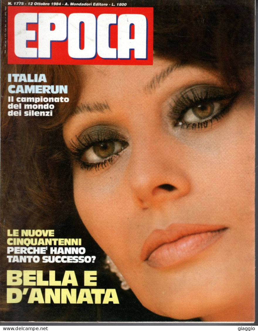 °°° RIVISTA EPOCA N° 1775 DEL 12 OTTOBRE 1984 + SUPPLEMENTO °°° - Otros & Sin Clasificación