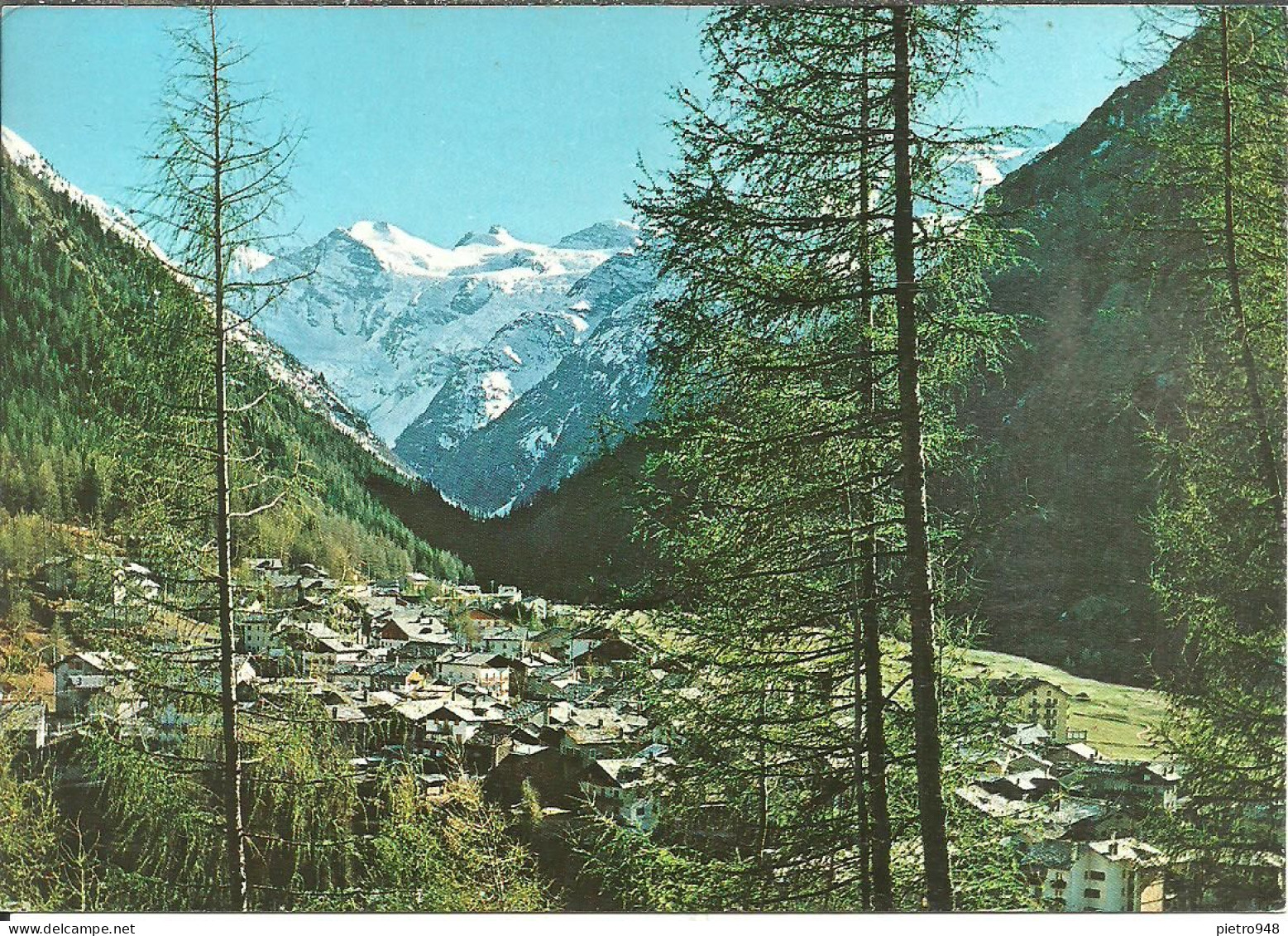 Cogne (Aosta) Panorama Estivo, Vue D'Eté, Summer View - Aosta