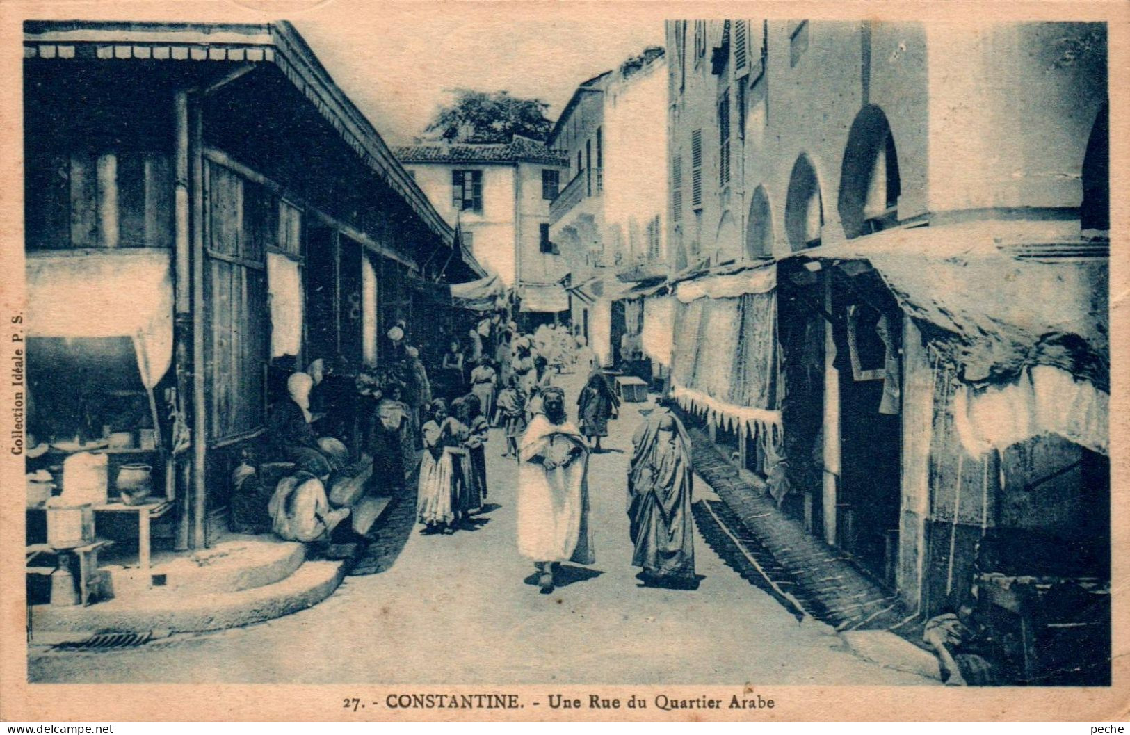 N°1479 W -cpa Constantine -une Rue Du Quartier Arabe- - Constantine