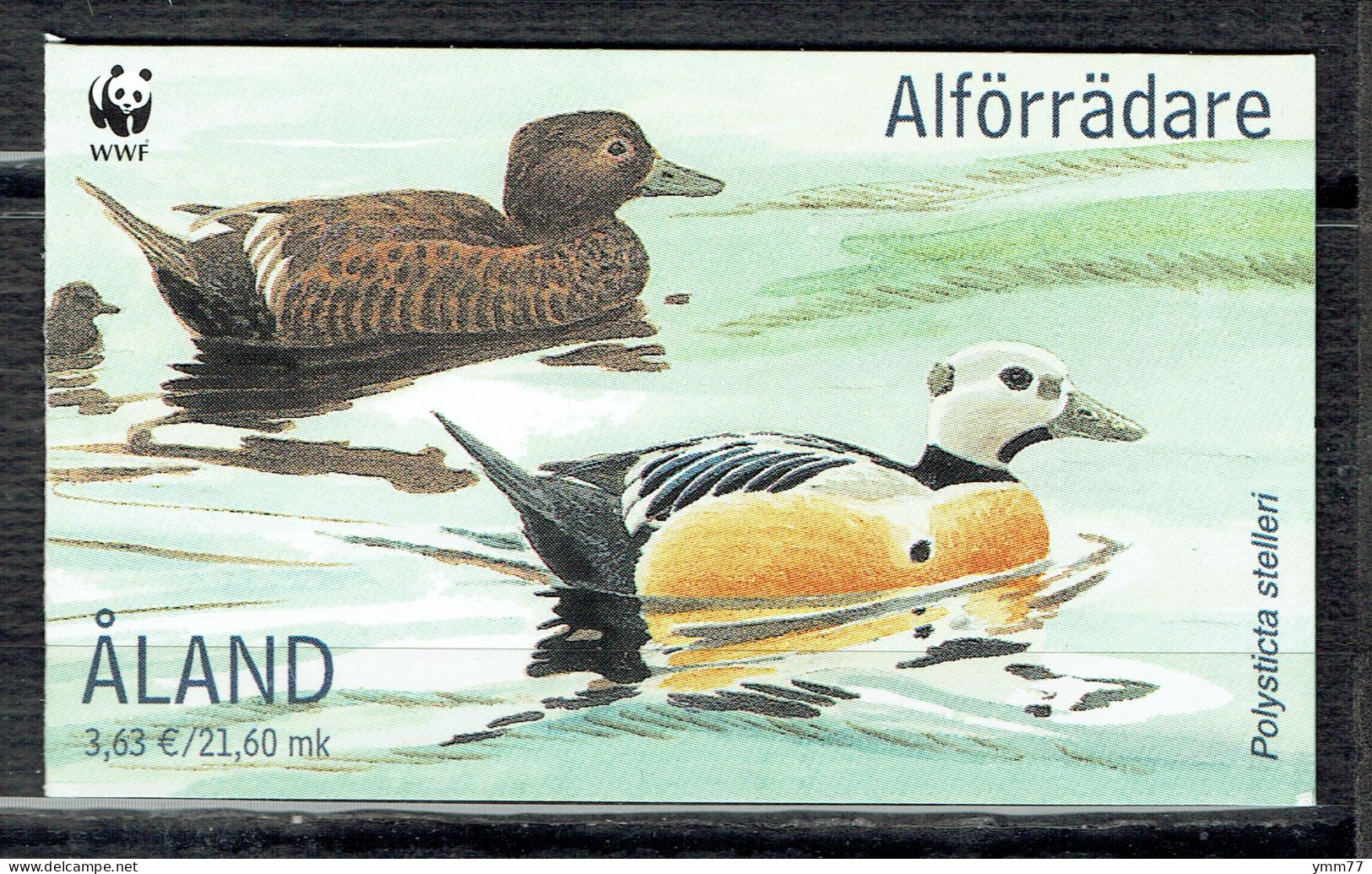 Protection De La Nature : Canard Eider De Steller - Aland