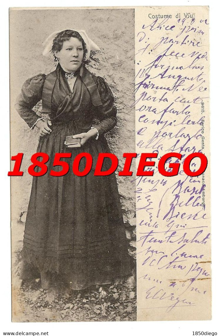 COSTUMI DI VIU F/PICCOLO VIAGGIATA 1902 - Andere & Zonder Classificatie