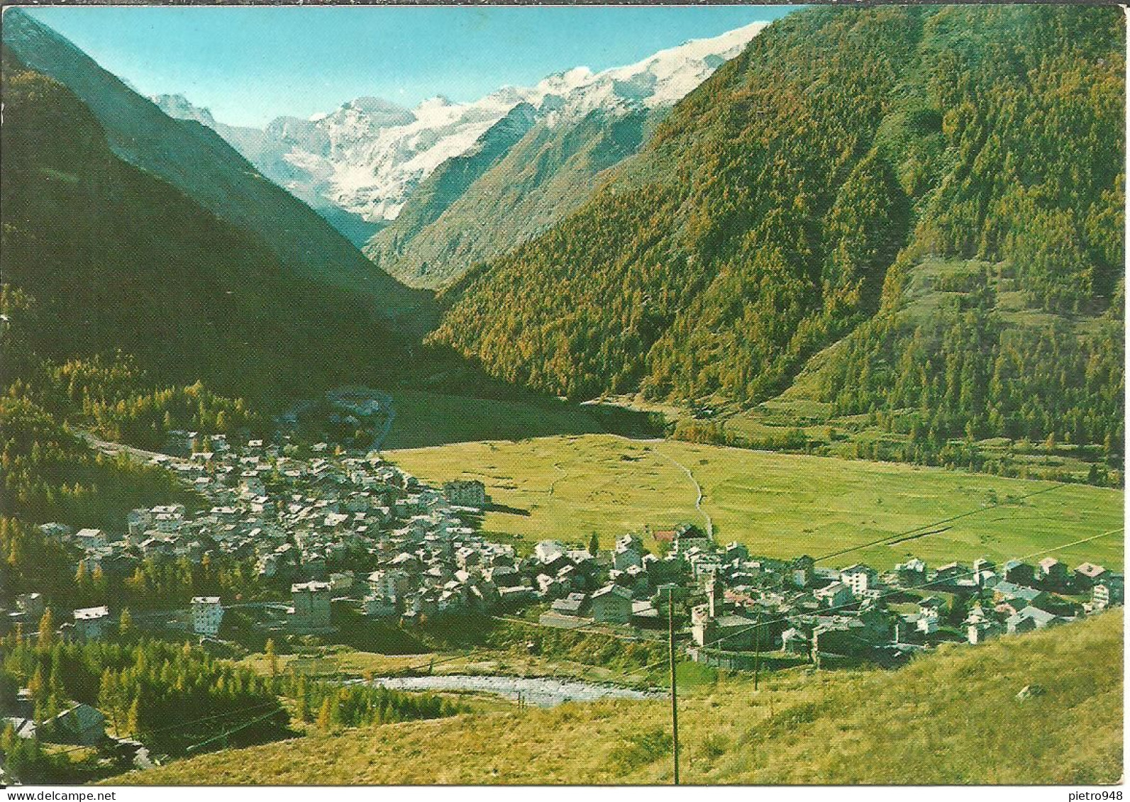 Cogne (Aosta) Panorama Estivo, Vue D'Eté, Summer View - Aosta