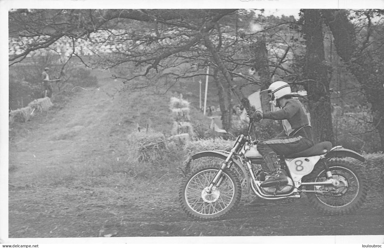 MOTO BSA 500 05/1974 SAINT NOLFF VANNES PHOTO  ORIGINALE 14X9CM - Sports