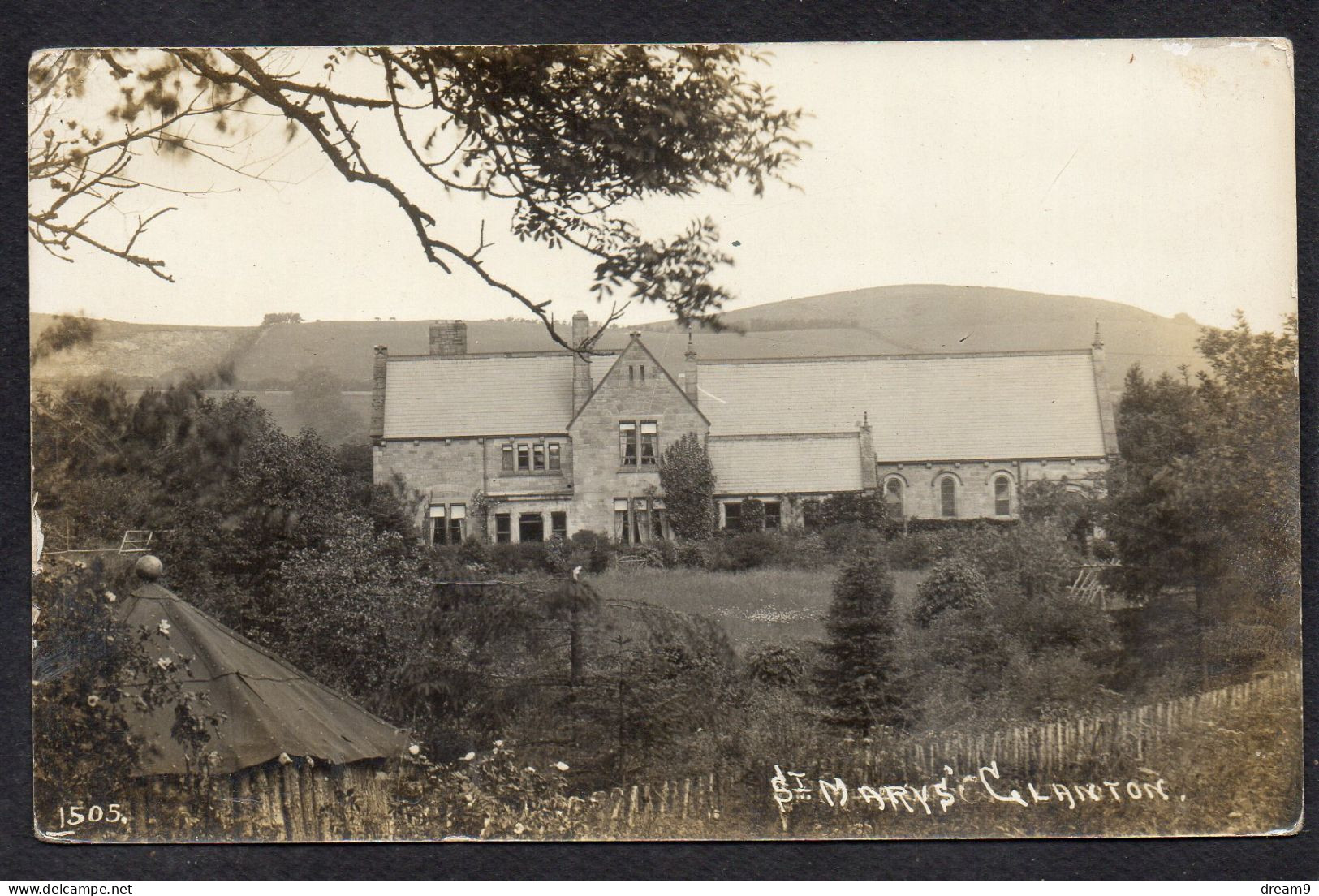 ROYAUME UNIS - ANGLETERRE - WHITTINGHAM - Carte Photo - Eglise Et Presbytere Sainte Marie - St Mary's Clanton - Autres & Non Classés