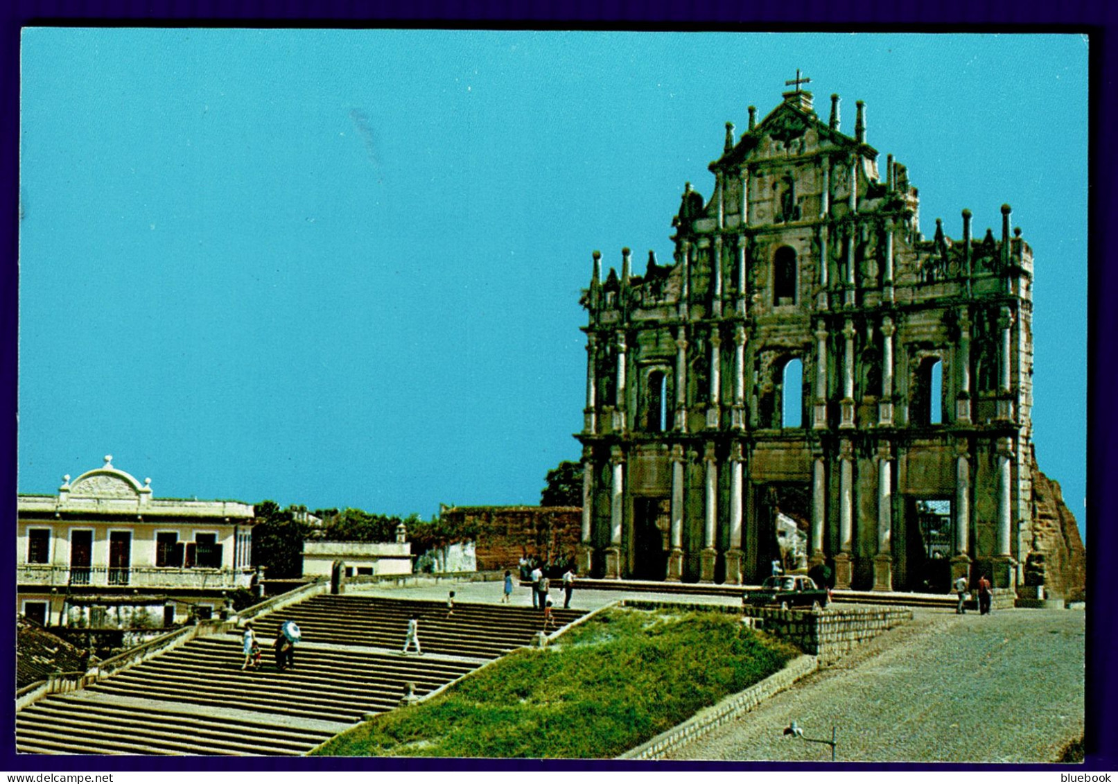 Ref 1647 - Macau Macao Postcard - The Ruins Of St Paul's - Ex Portugal Colony - Macao