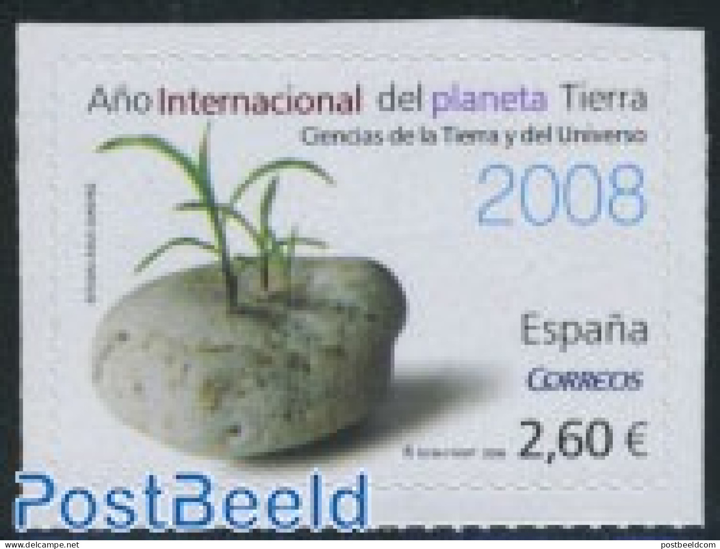 Spain 2008 Int. Year Of Planet Earth 1v S-a, Mint NH, Nature - Environment - Nuevos