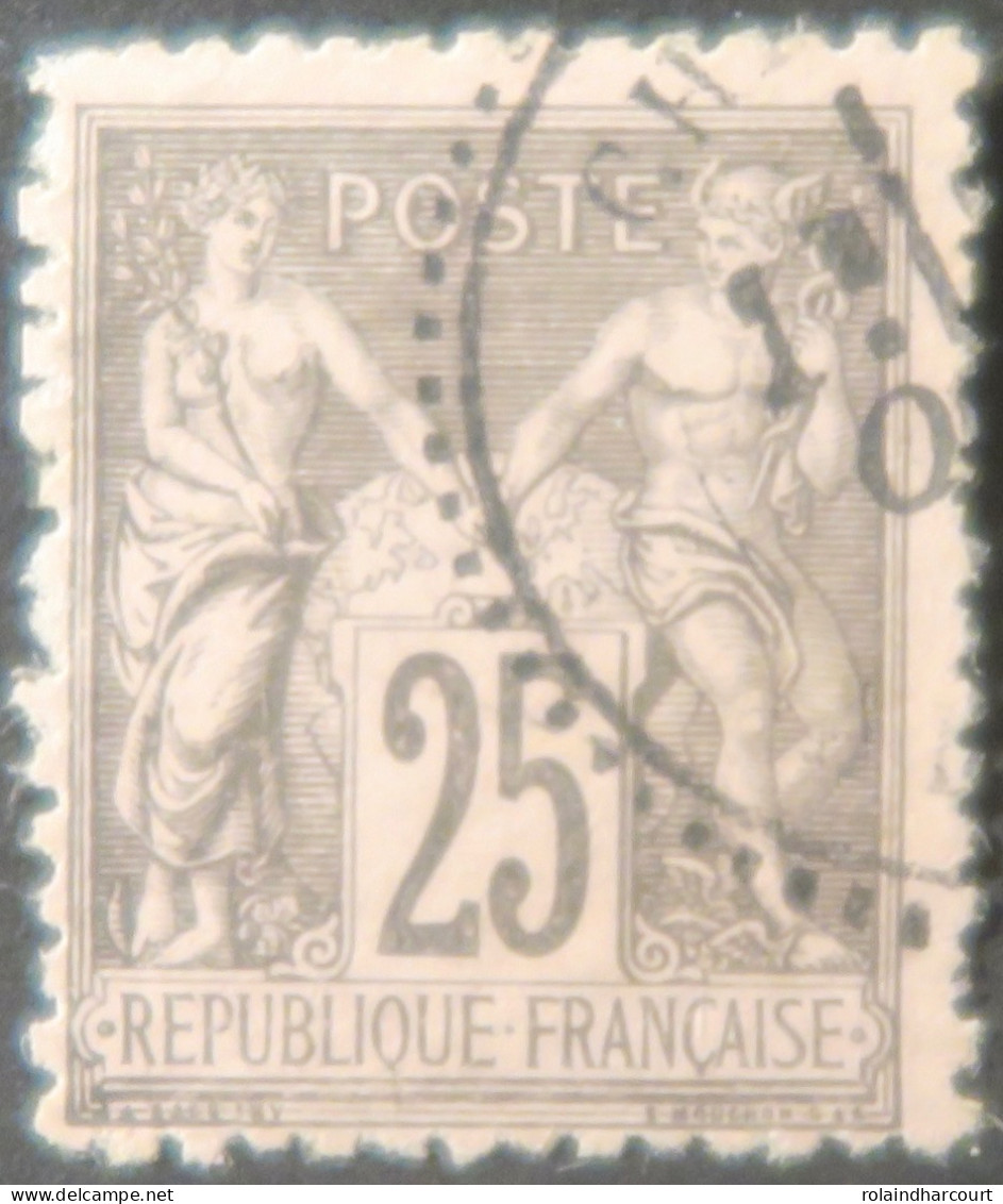 R1311/3058 - FRANCE - SAGE TYPE II N°97 Avec CàD Perlé - 1876-1898 Sage (Type II)