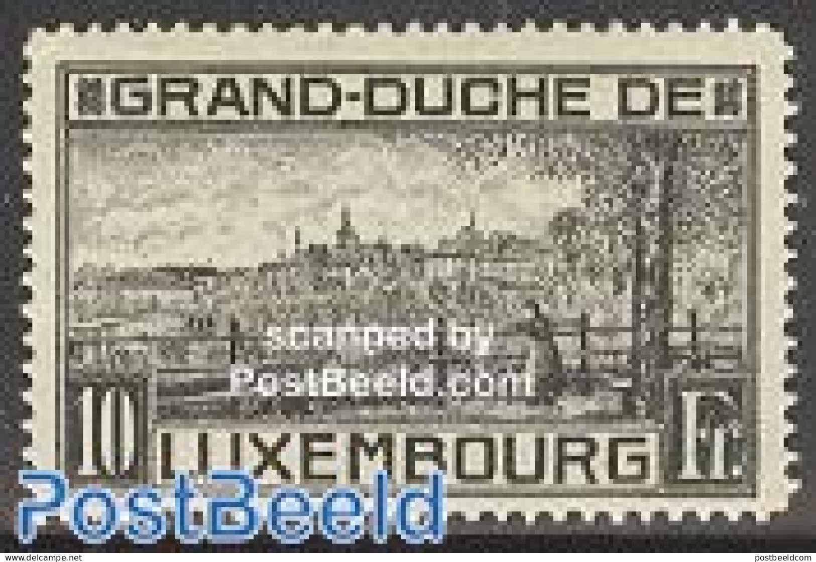 Luxemburg 1923 Landscape Definitive 1v, Unused (hinged) - Ongebruikt