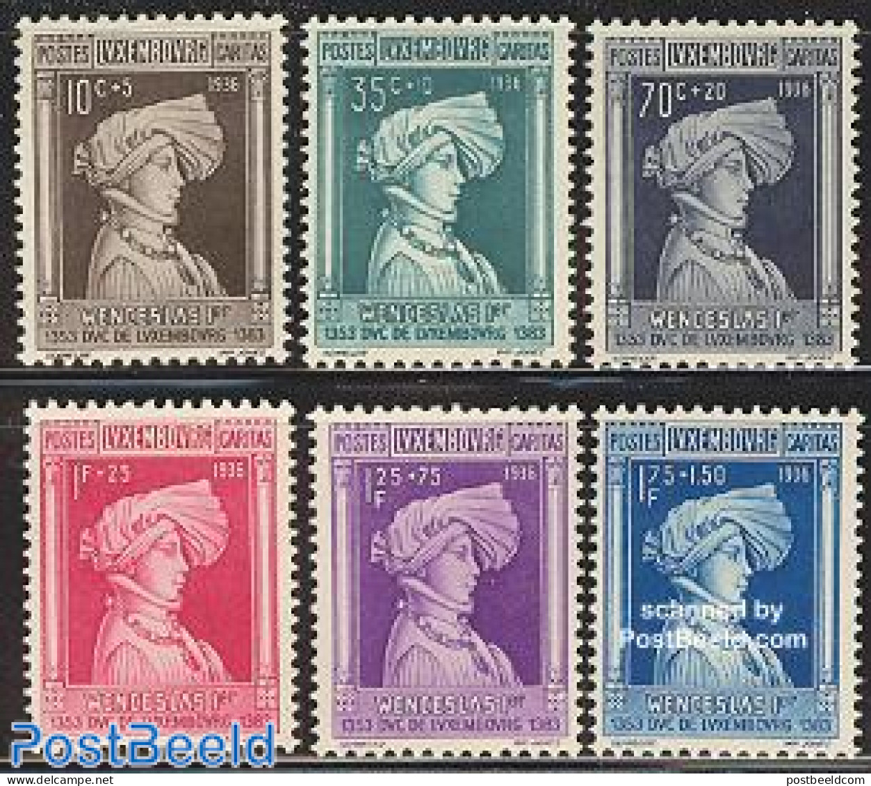 Luxemburg 1936 Child Welfare 6v, Mint NH - Unused Stamps