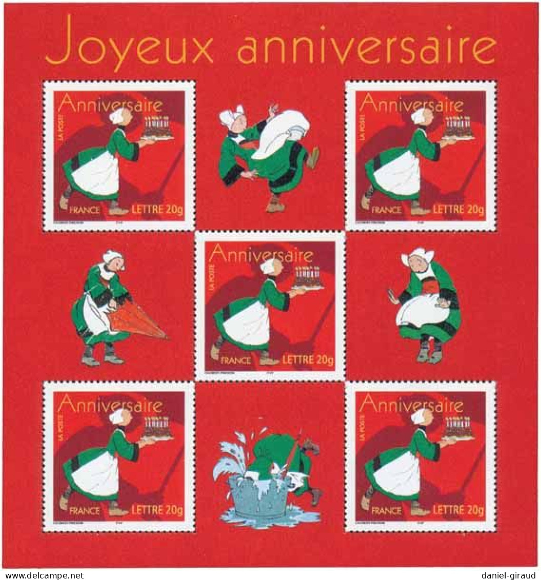 France 2005 Bloc-feuillet MNH ** N°YT BF83 : Bloc Anniversaire (Bécassine) - Neufs