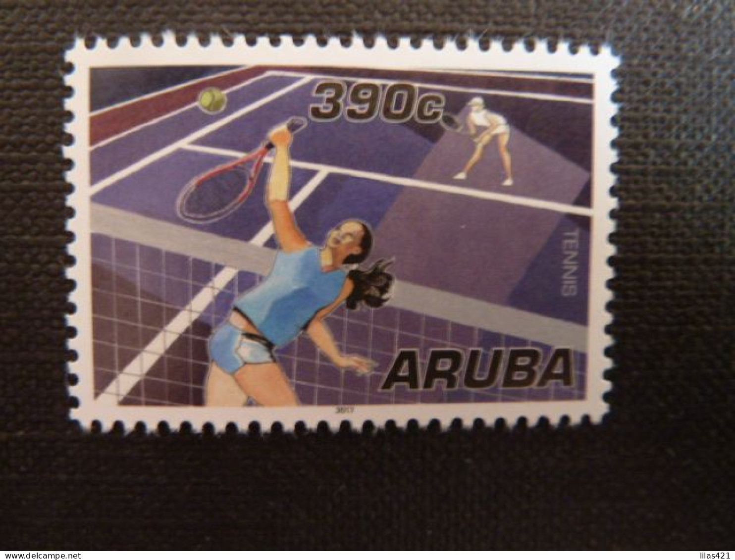 Aruba 2017, Sport Tennis, Timbre Neuf Sans Charnière. - Tennis
