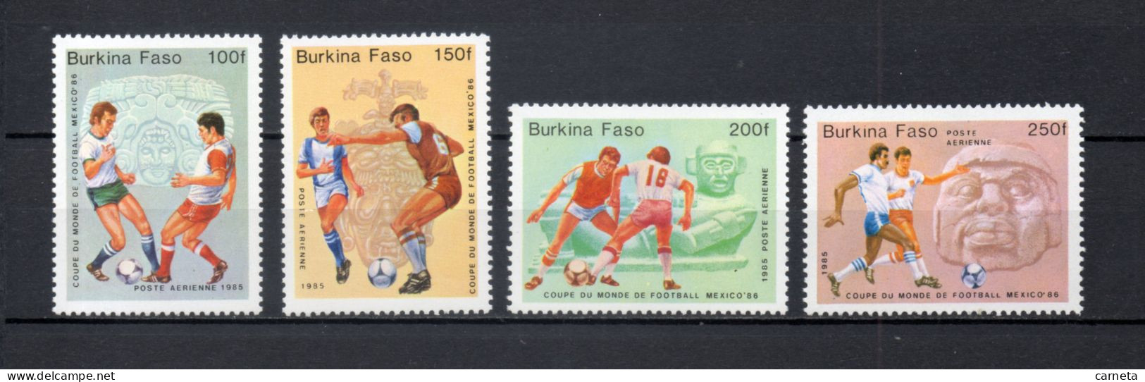BURKINA FASO PA  N° 305 à 308    NEUFS SANS CHARNIERE  COTE  9.50€    FOOTBALL SPORT - Burkina Faso (1984-...)