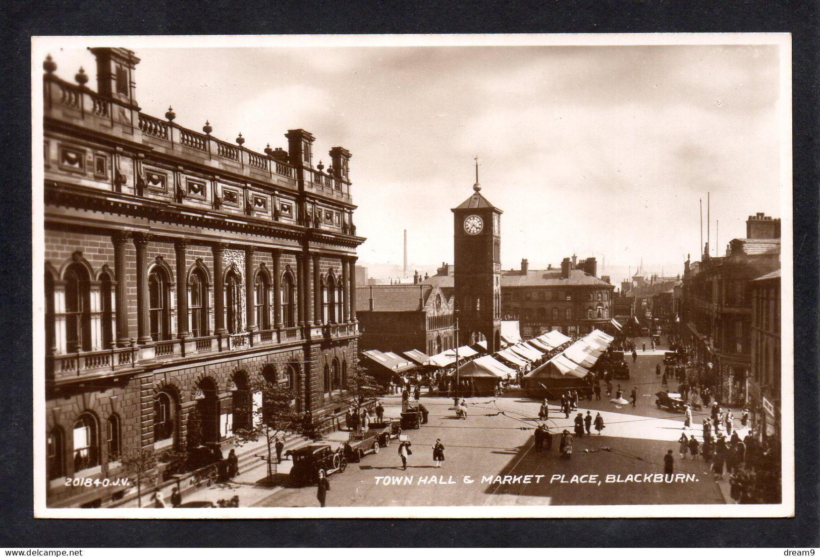 ROYAUME UNIS - ANGLETERRE - BLACKBURN - Town Hall And Market Place - Sonstige & Ohne Zuordnung