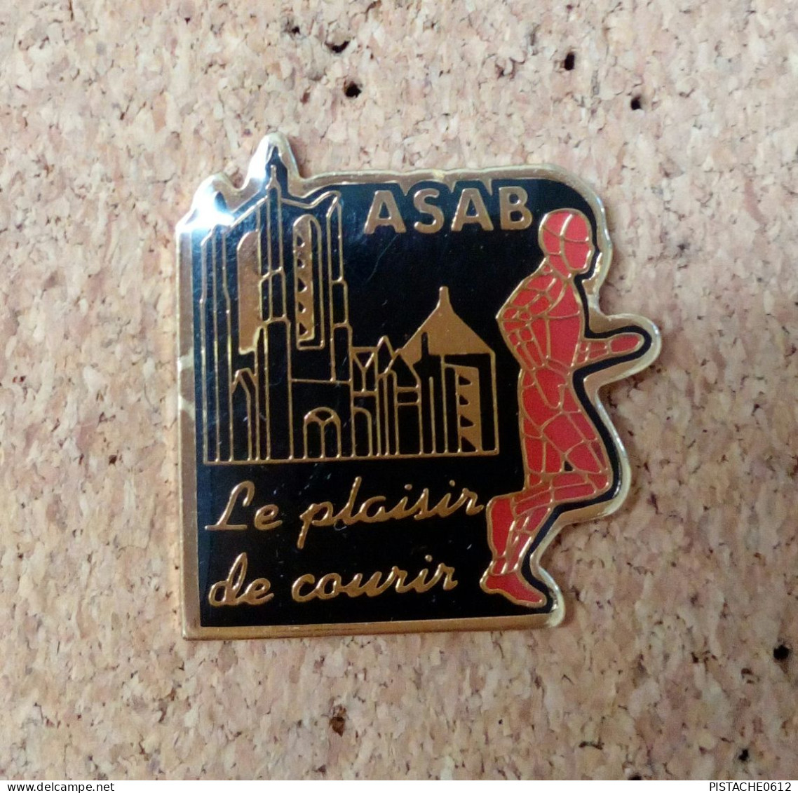 Pin's ASAB Le Plaisir De Courir - Andere & Zonder Classificatie