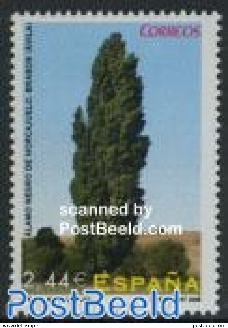 Spain 2008 Tree 1v, Mint NH, Nature - Trees & Forests - Ungebraucht