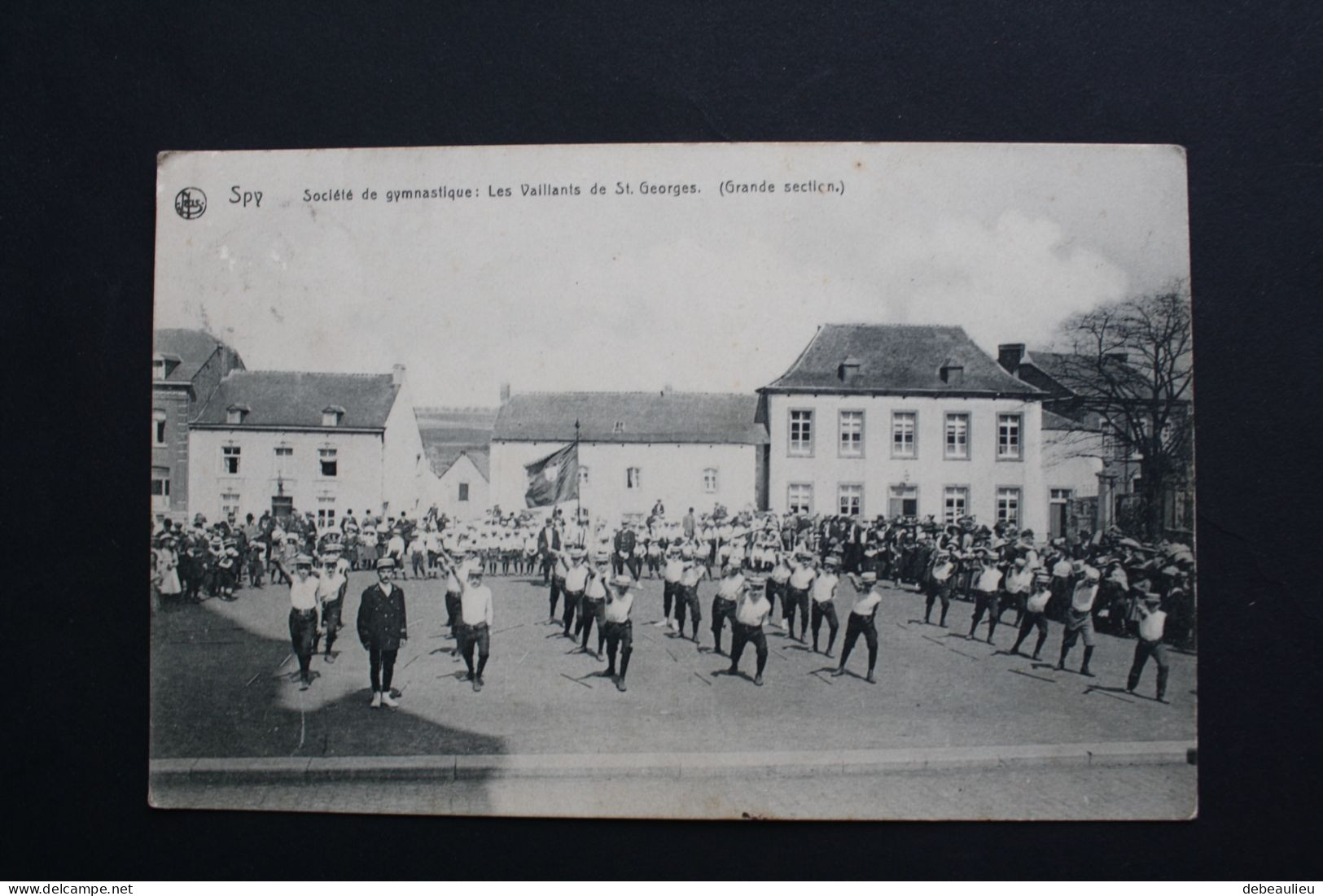 Spy - Société De Gymnastique : Les Vaillants De St Georges (Grande Section), Ciruclée Cachet Postal De Spy - Jemeppe-sur-Sambre