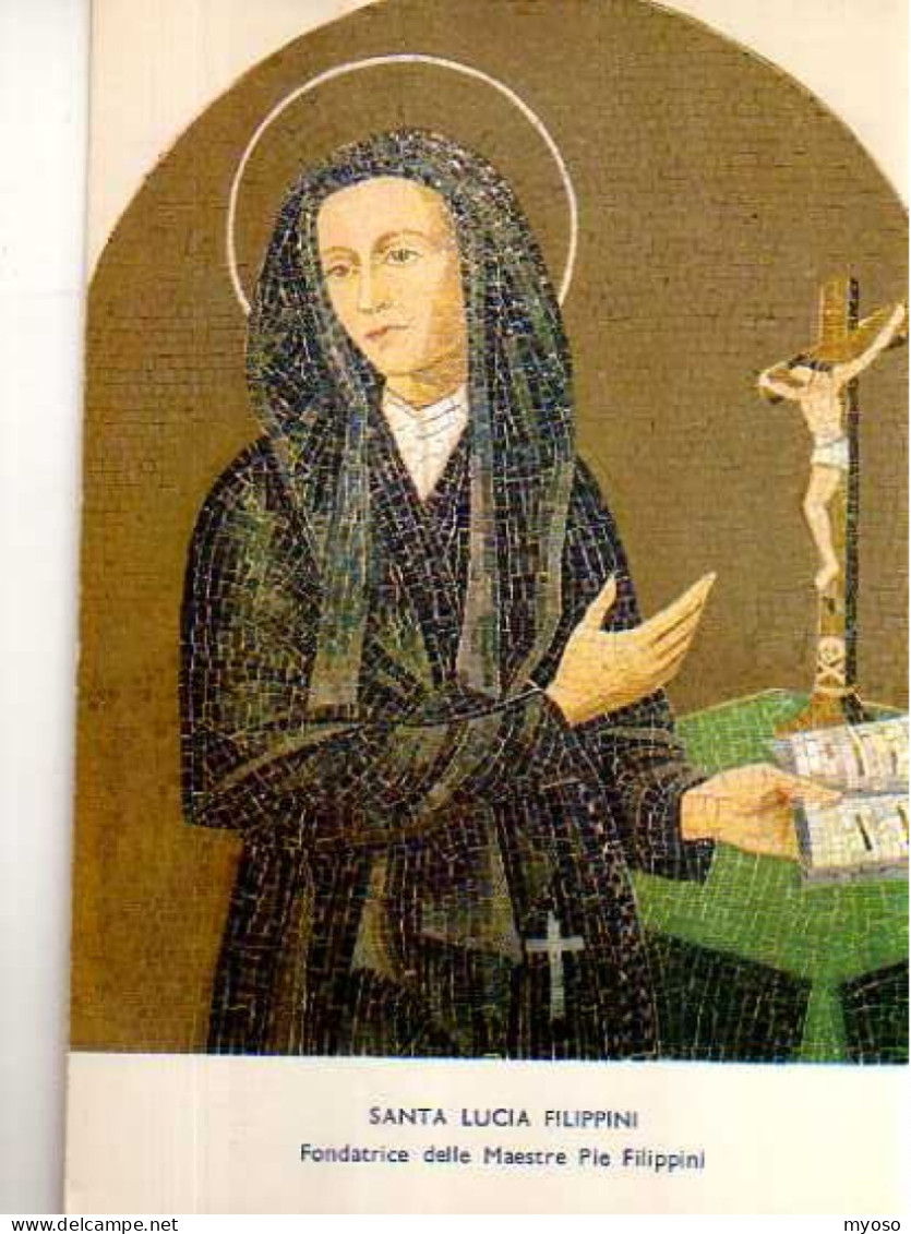 Santa Lucia Filuppini Fondatrice Delle Maestre Pie Filippini, Crucifix - Heiligen