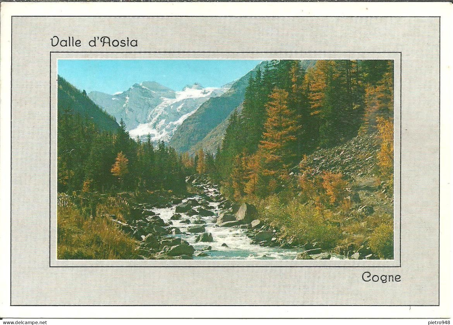 Cogne (Aosta) Valnontey E Gran Paradiso, Panorama Estivo, Summer View, Vue D'Eté - Aosta