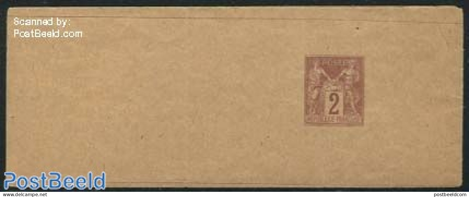 France 1882 Newspaper Band (wrapper) 2c, Unused Postal Stationary - 1859-1959 Brieven & Documenten